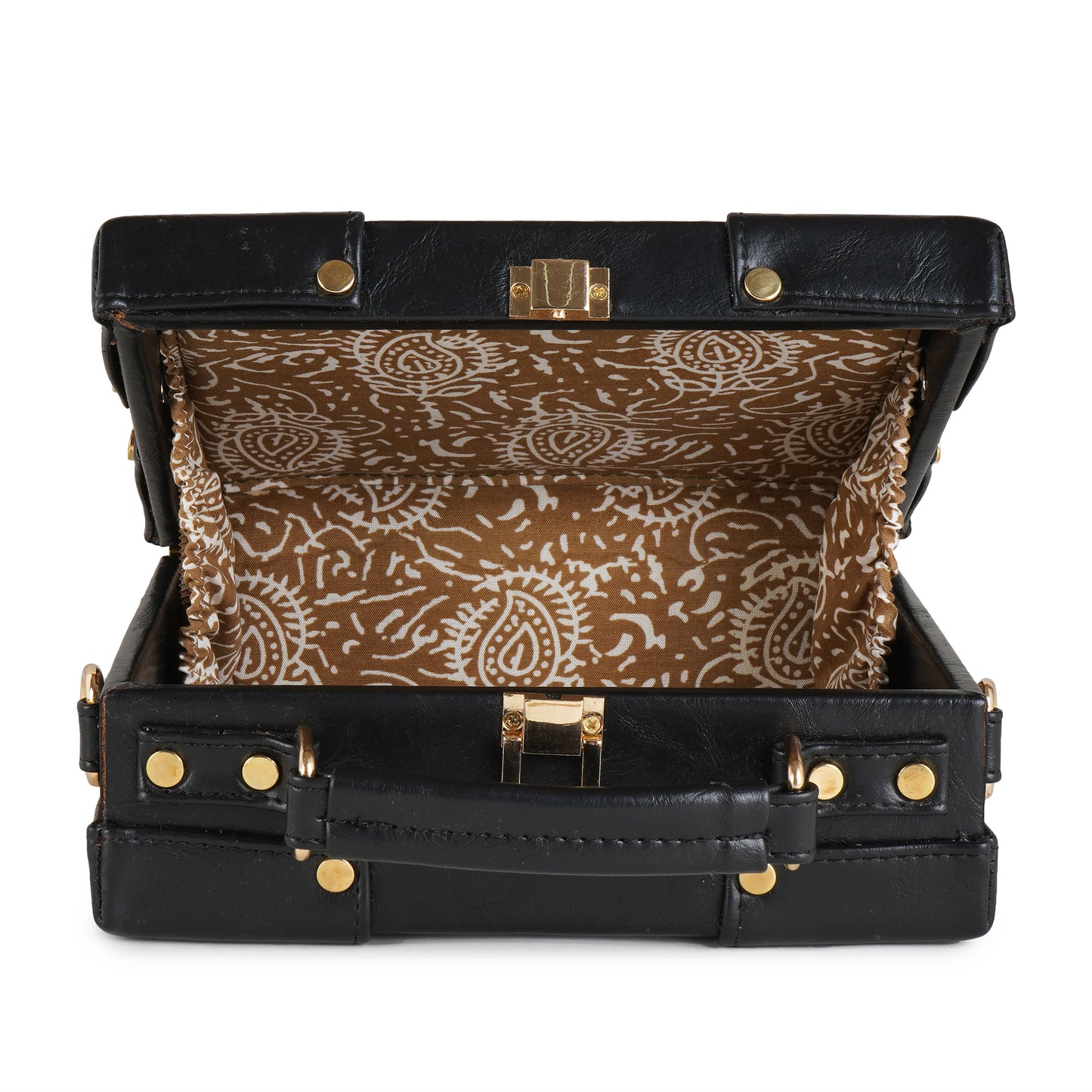 Vegan Leather Boxbag along with Sling - 06