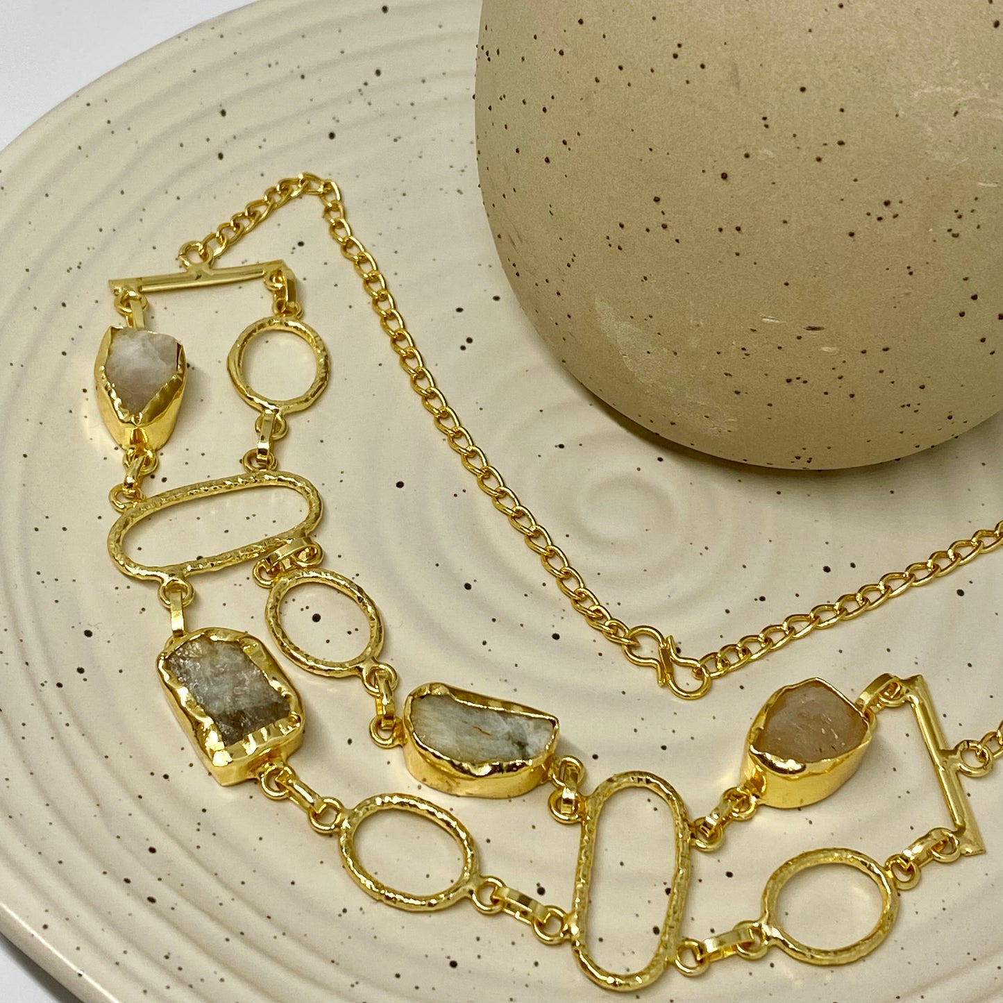 Citrine Necklace Set - S40