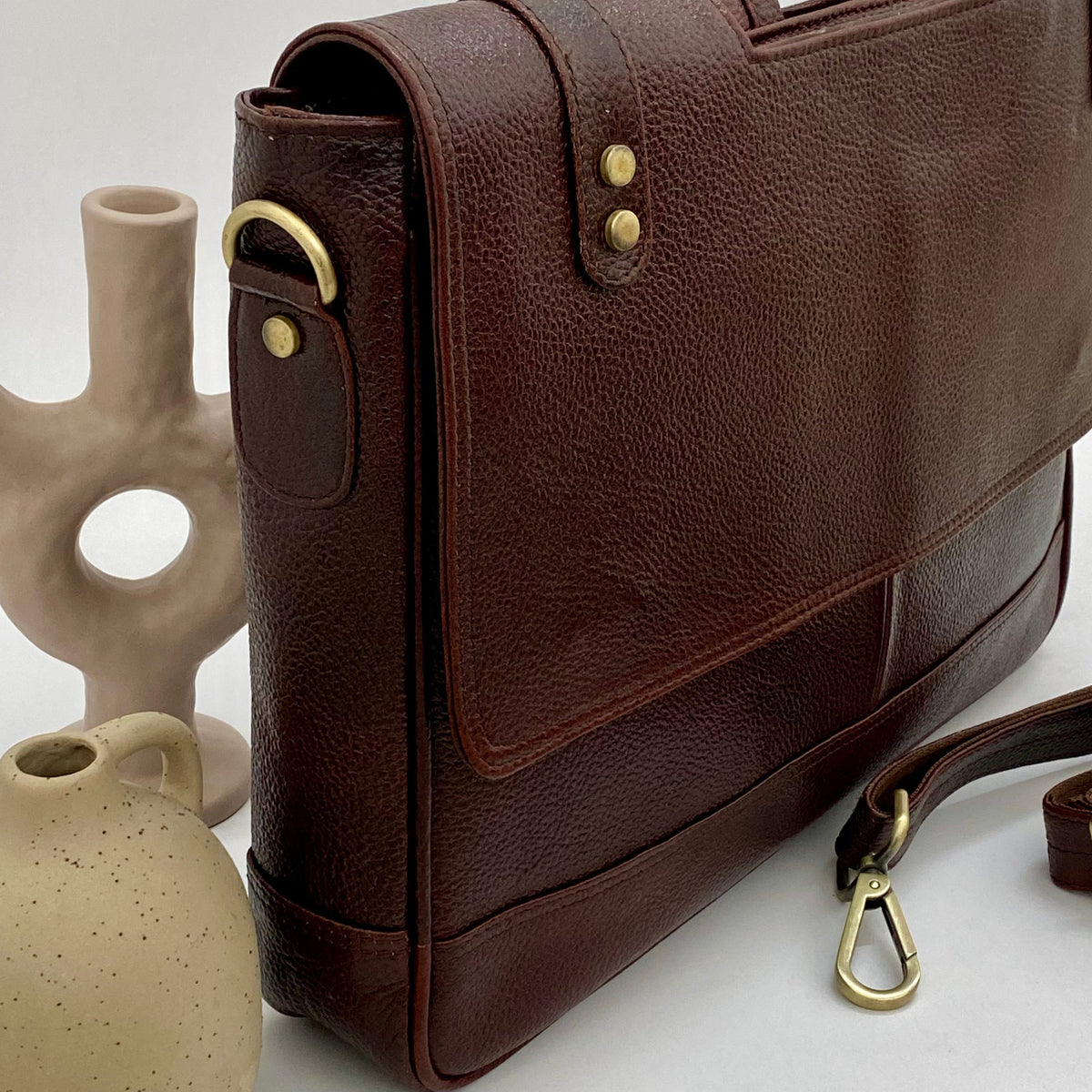 Genuine Leather Laptop Sleeve Bag