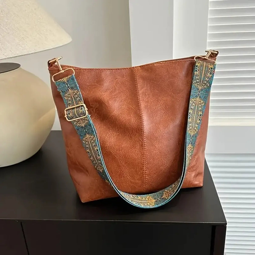 Vegan Leather Crossbody Handbag along with Sling