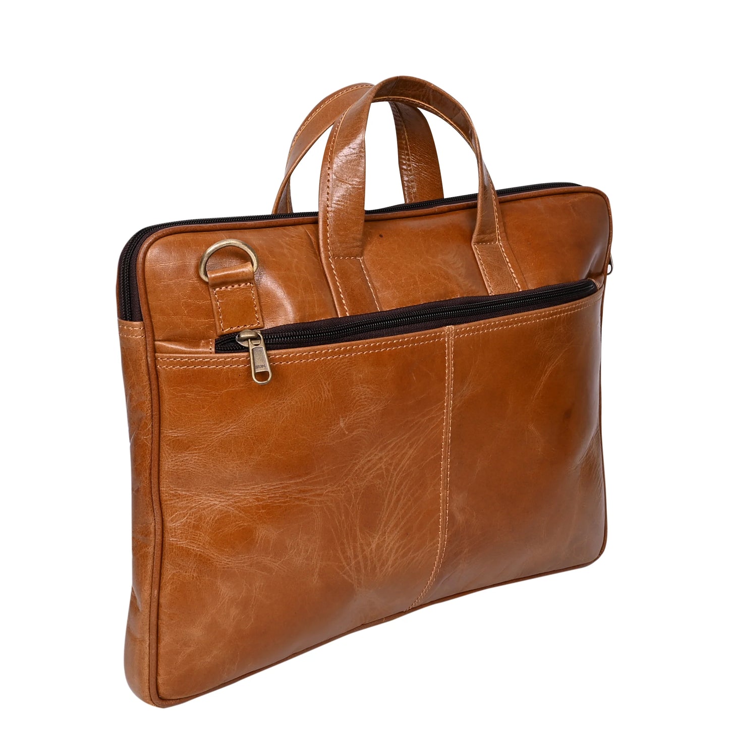 Genuine Polish Leather 15Inch Laptop Sleeve Bag - 04