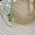 Moisanite-Pearl Bracelet
