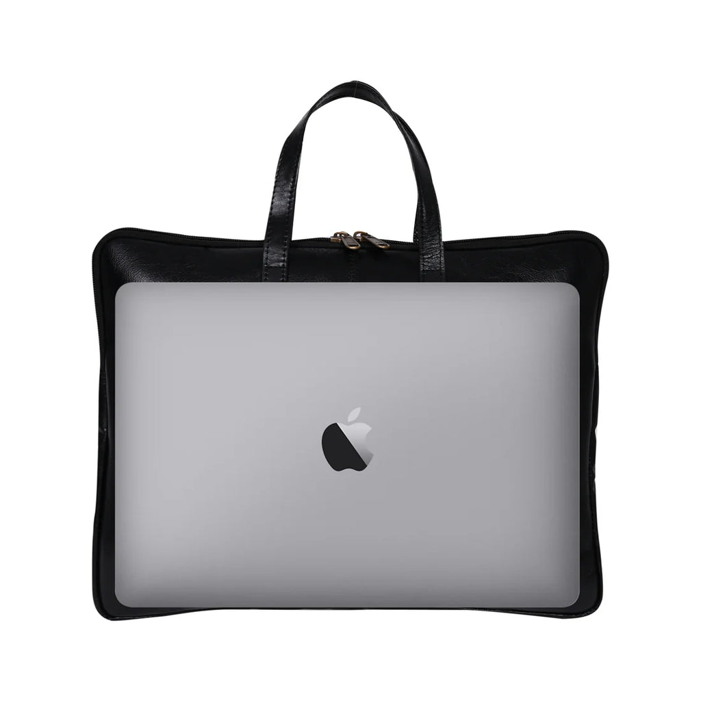 Genuine Polish Leather 15Inch Laptop Sleeve Sleek Design Bag -06