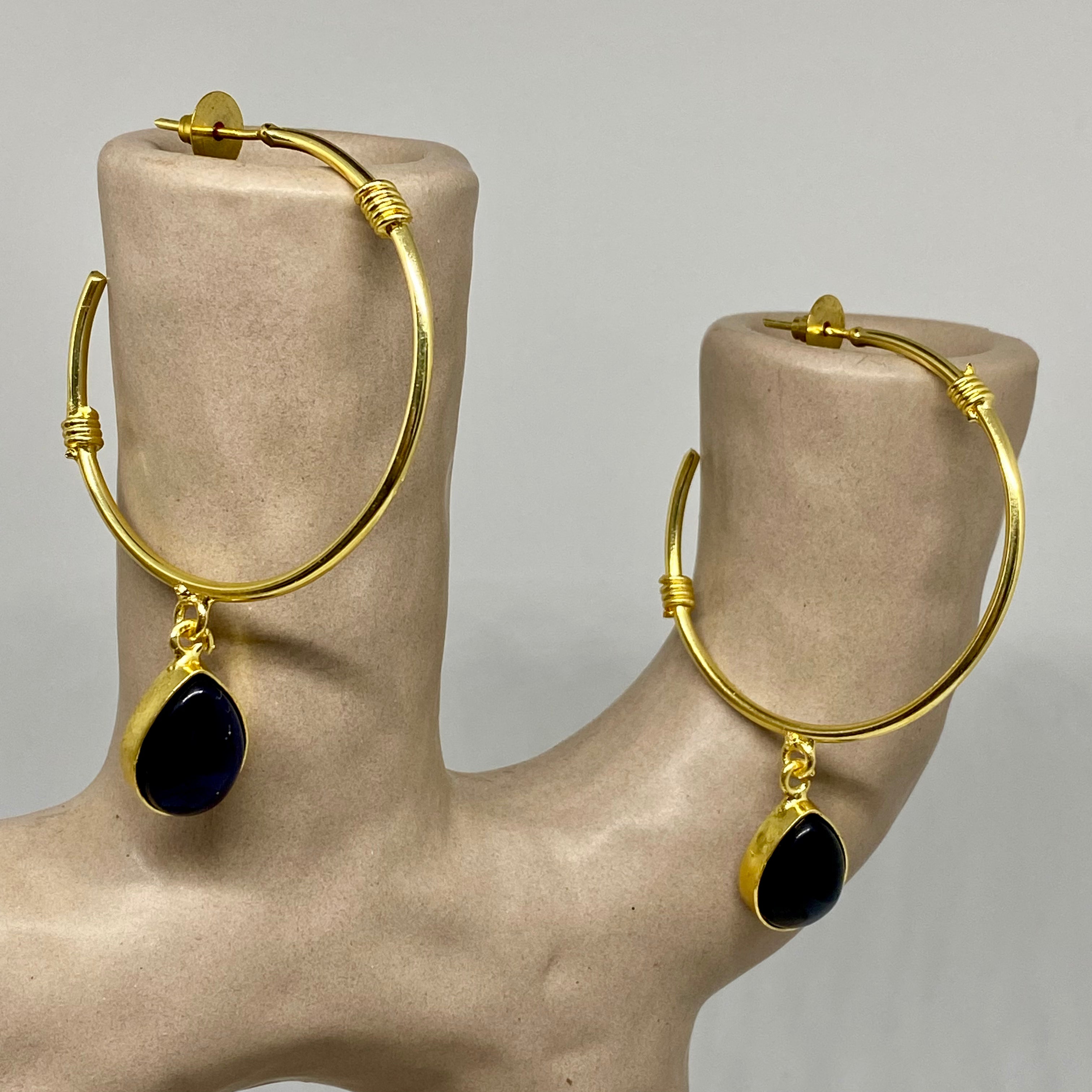 Teardrop Hoop - F79