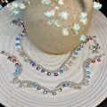 Silver Stone Anklet