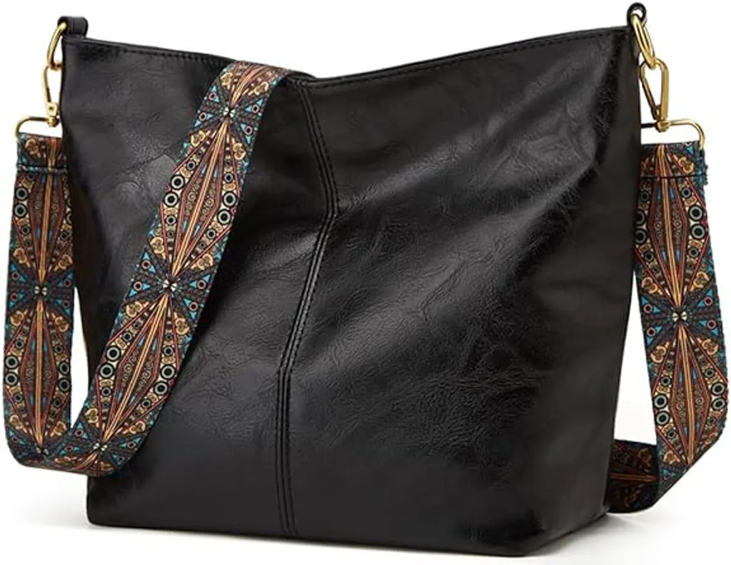 Vegan Leather Crossbody Handbag along with Sling
