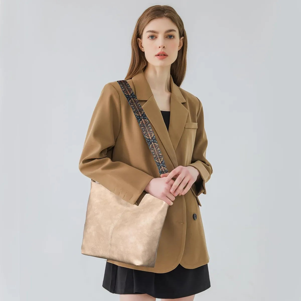 Vegan Leather Crossbody Handbag along with Sling