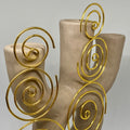 Triple Spiral Circle Earring - S123