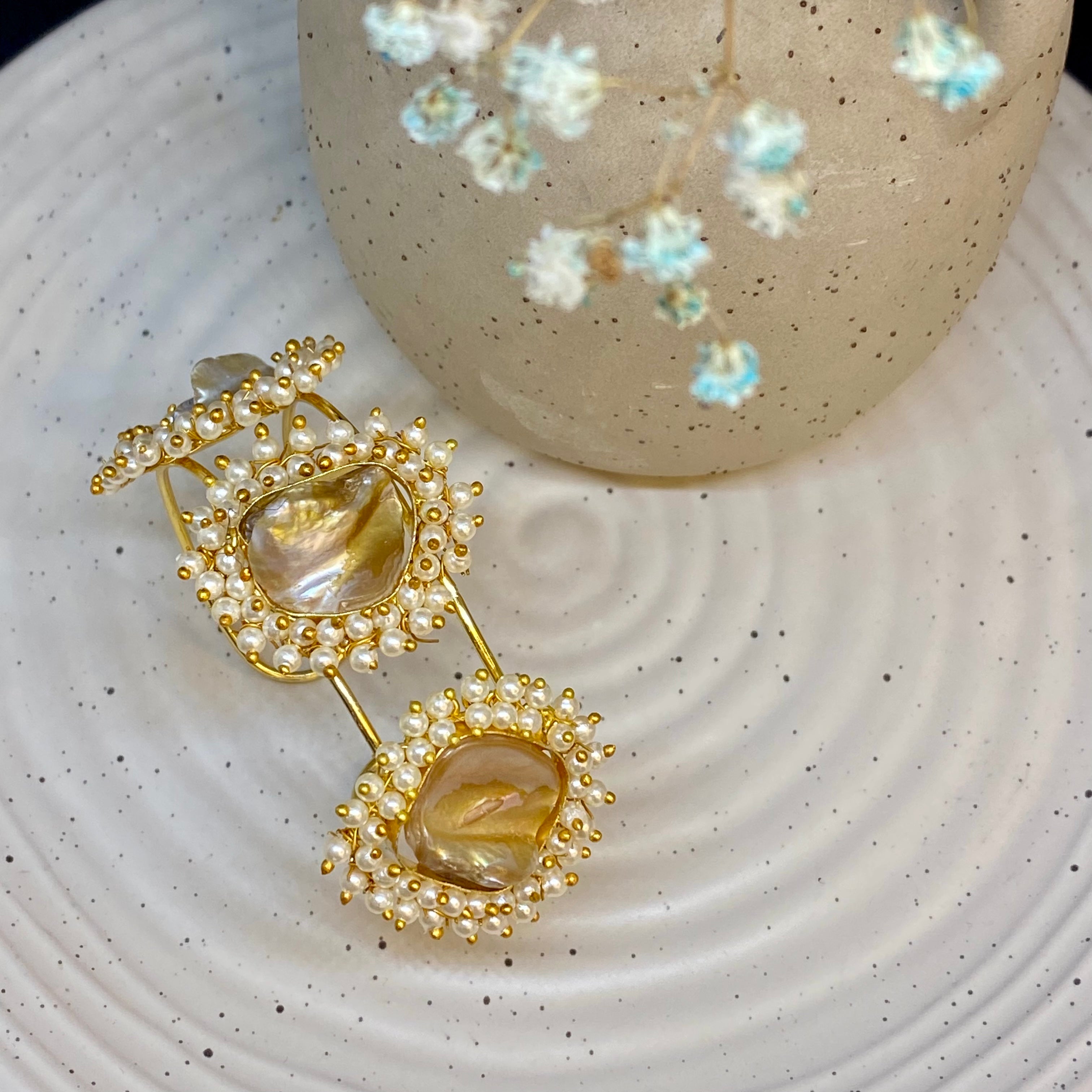 Baroque Pearl with Pearls