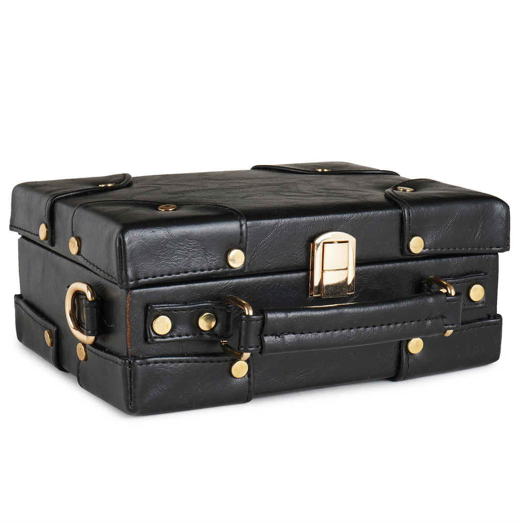 Vegan Leather Boxbag along with Sling - 06