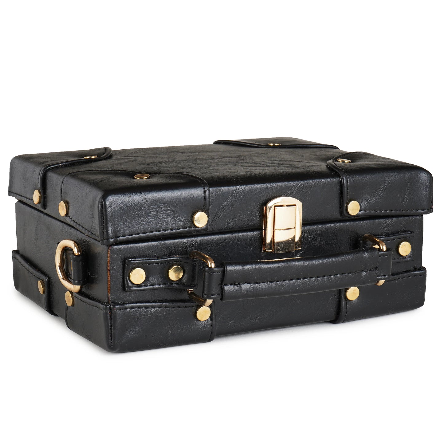 Vegan Leather Boxbag along with Sling - 06