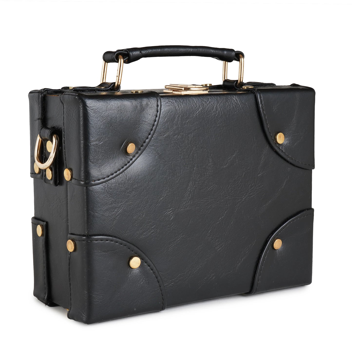 Vegan Leather Boxbag along with Sling - 06