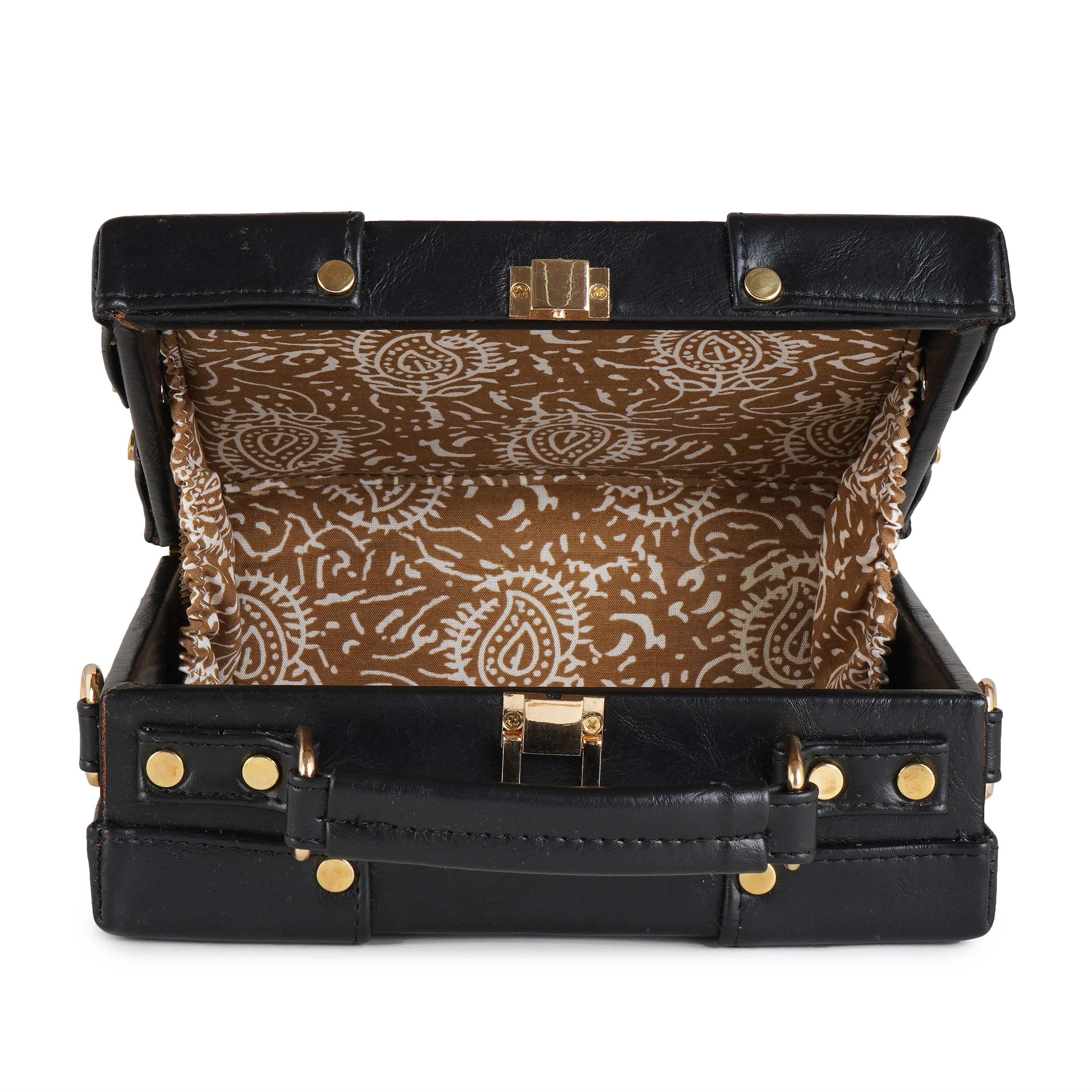 Vegan Leather Boxbag along with Sling - 06