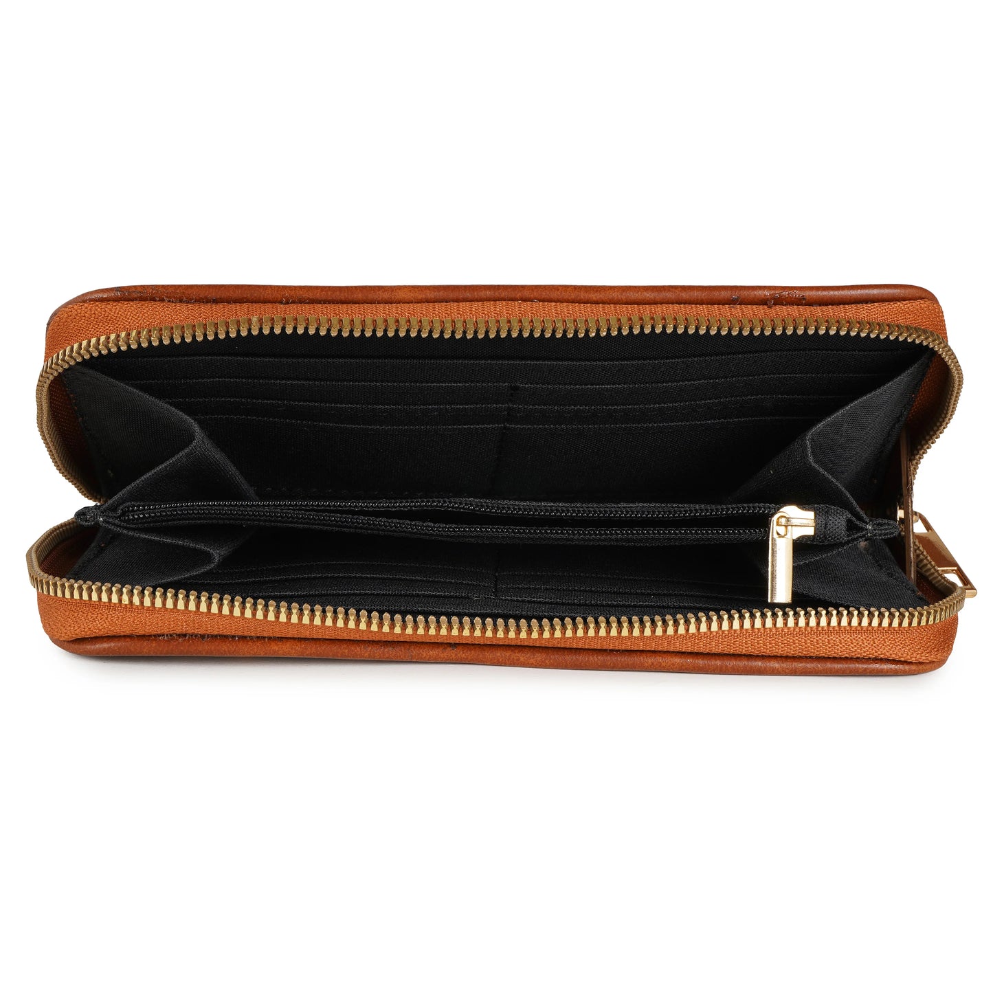 Bohemian Yellow Vegan Leather Hand Clutch Wallet - 02