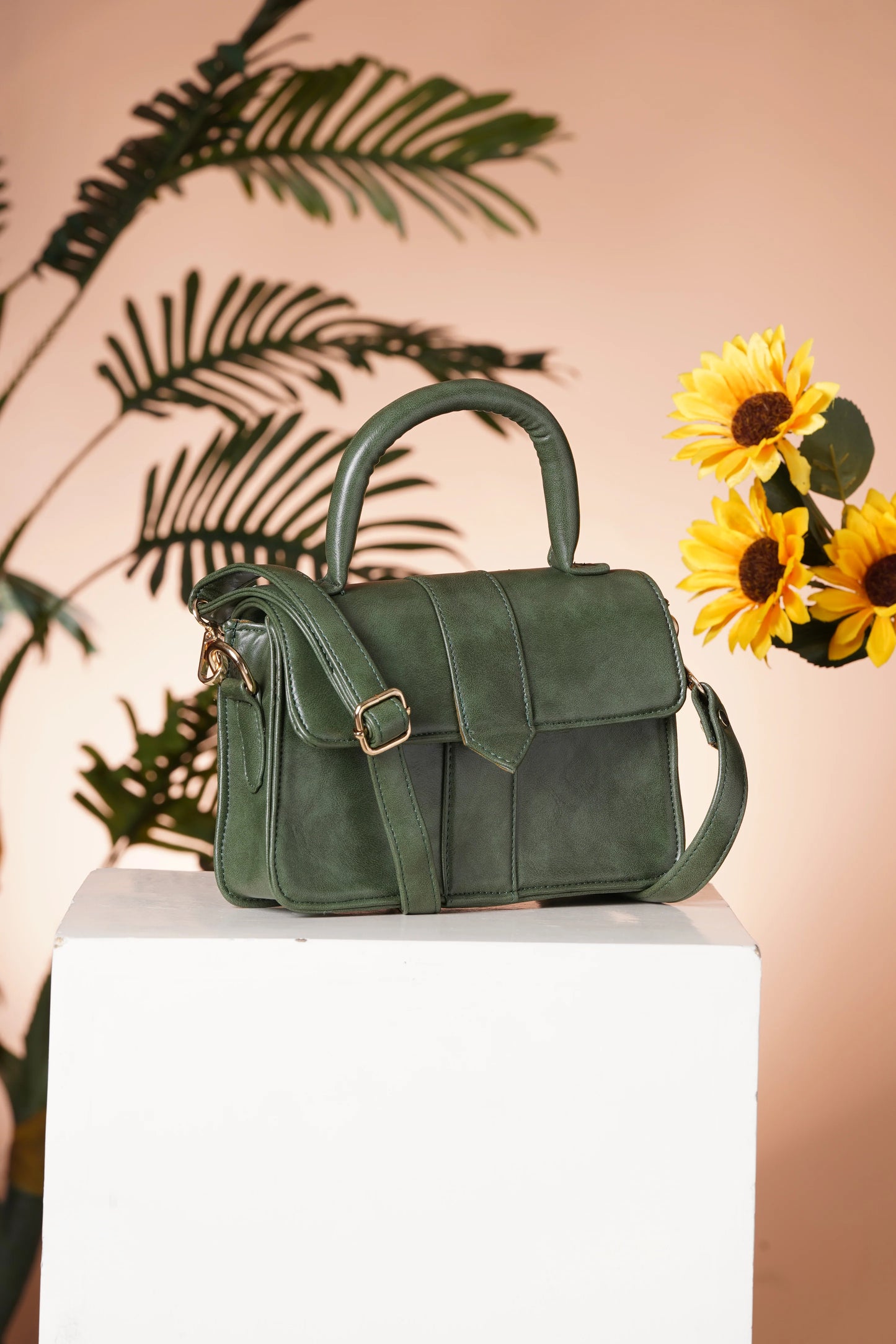 Vegan Leather Stylish & Hand Carry Chic Bag - 02