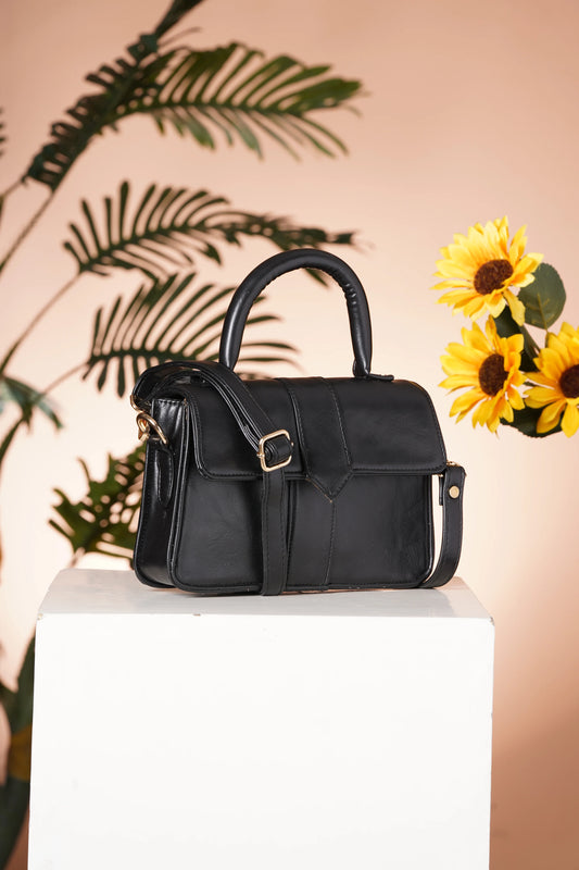 Vegan Leather Stylish & Hand Carry Chic Bag - 04