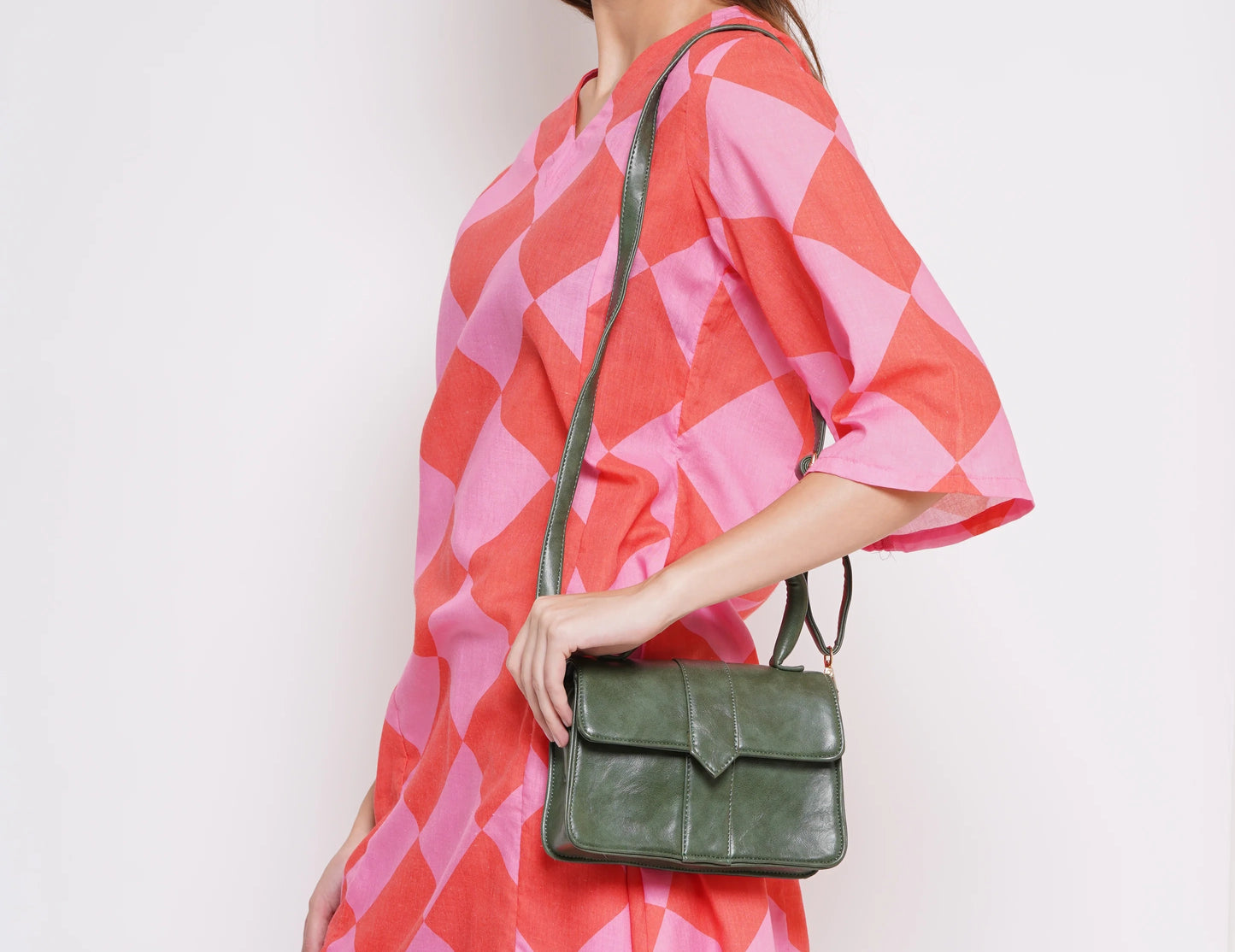 Vegan Leather Stylish & Hand Carry Chic Bag - 02