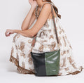 Vegan Leather Crossbody Handbag along with Sling - 10