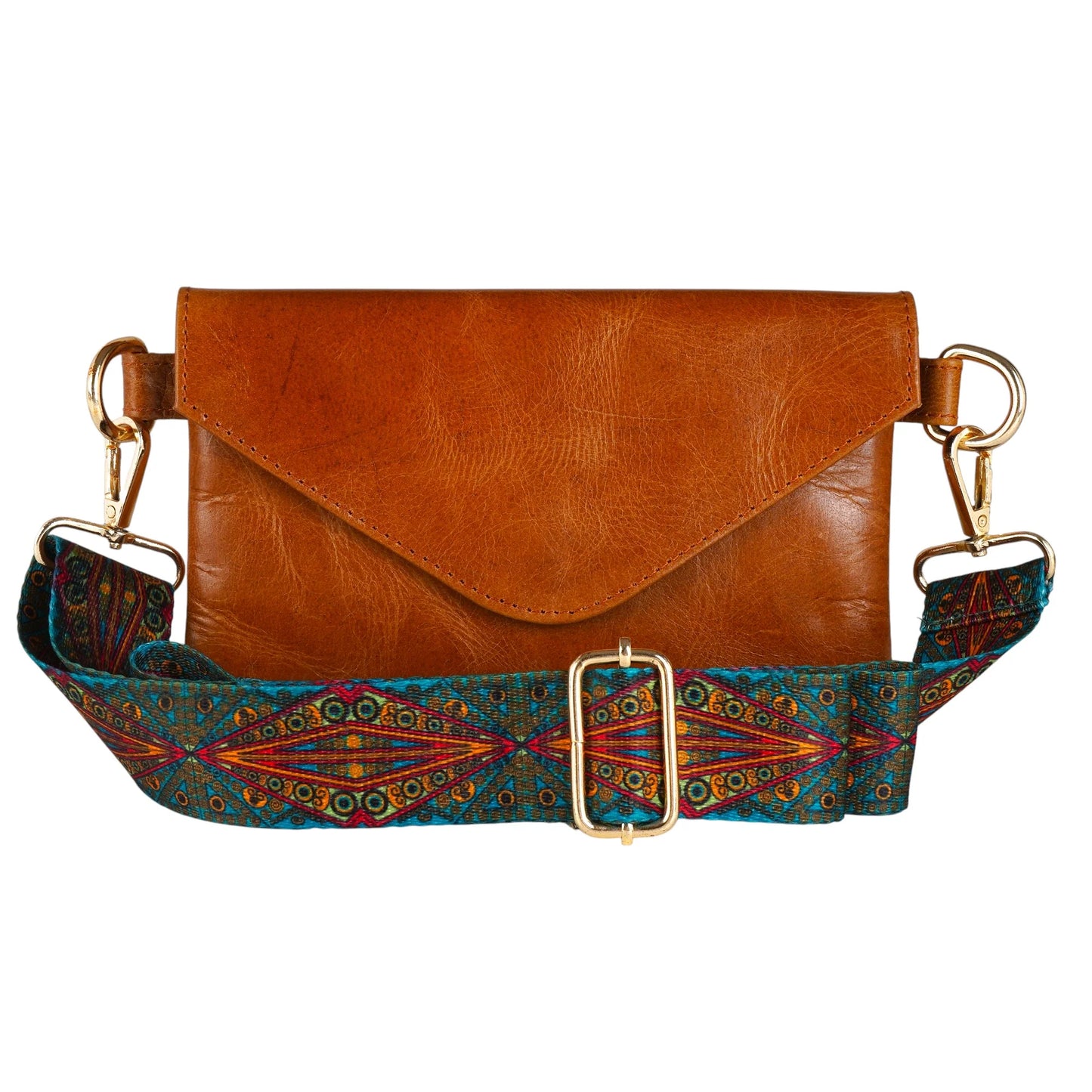 Premium PU Leather Sling Wallet - 02