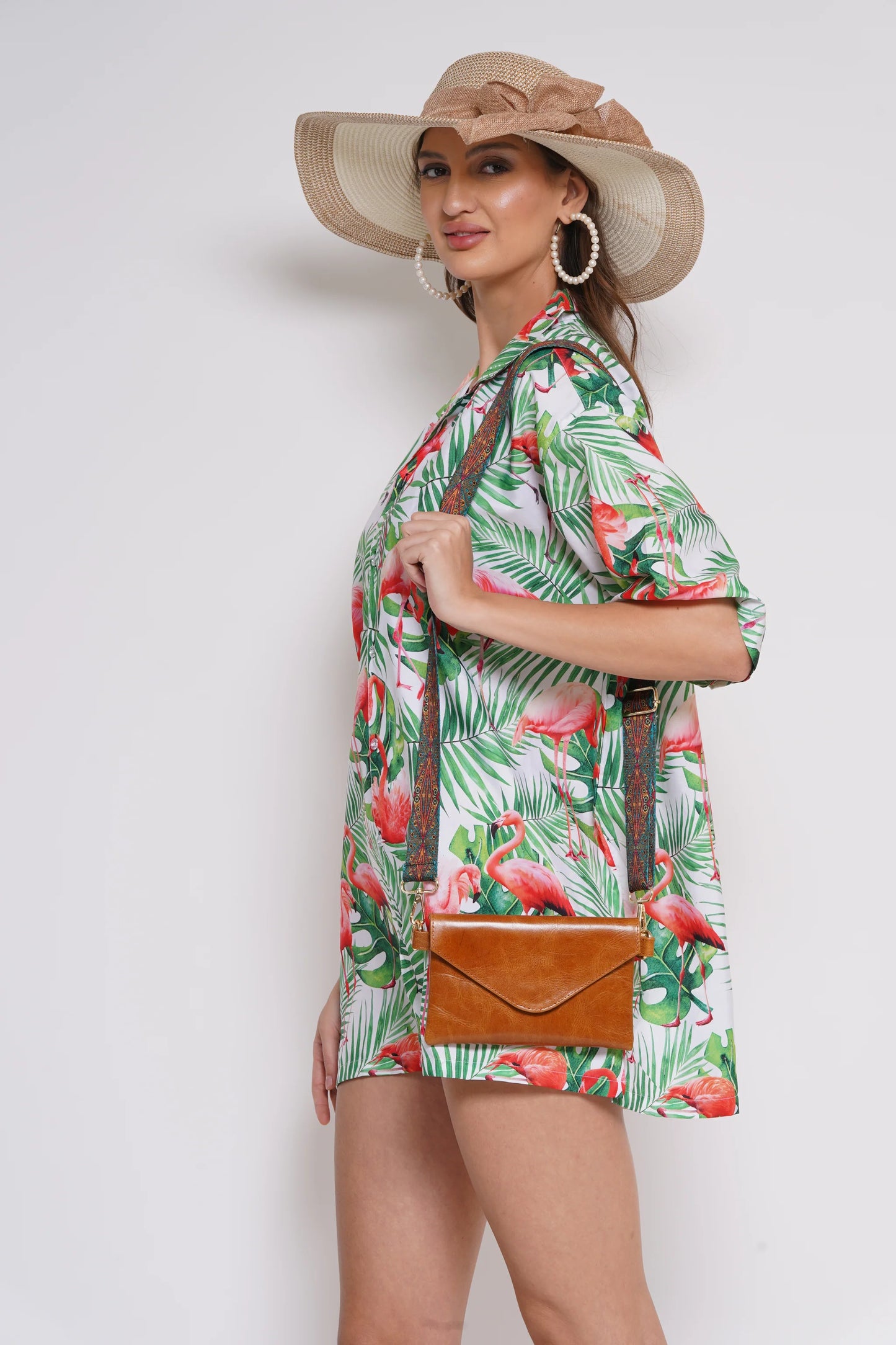 Premium PU Leather Sling Wallet - 02