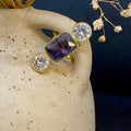Square Cut Moisanite Ring