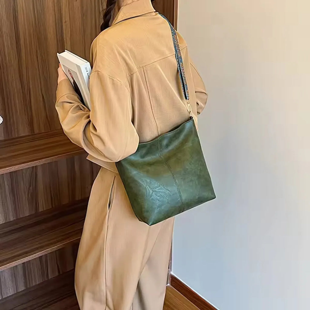 Vegan Leather Crossbody Handbag along with Sling