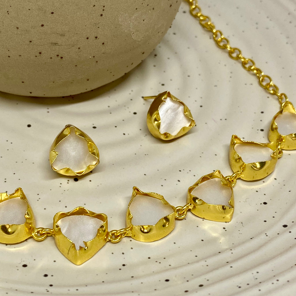 MOP Necklace Set - S39