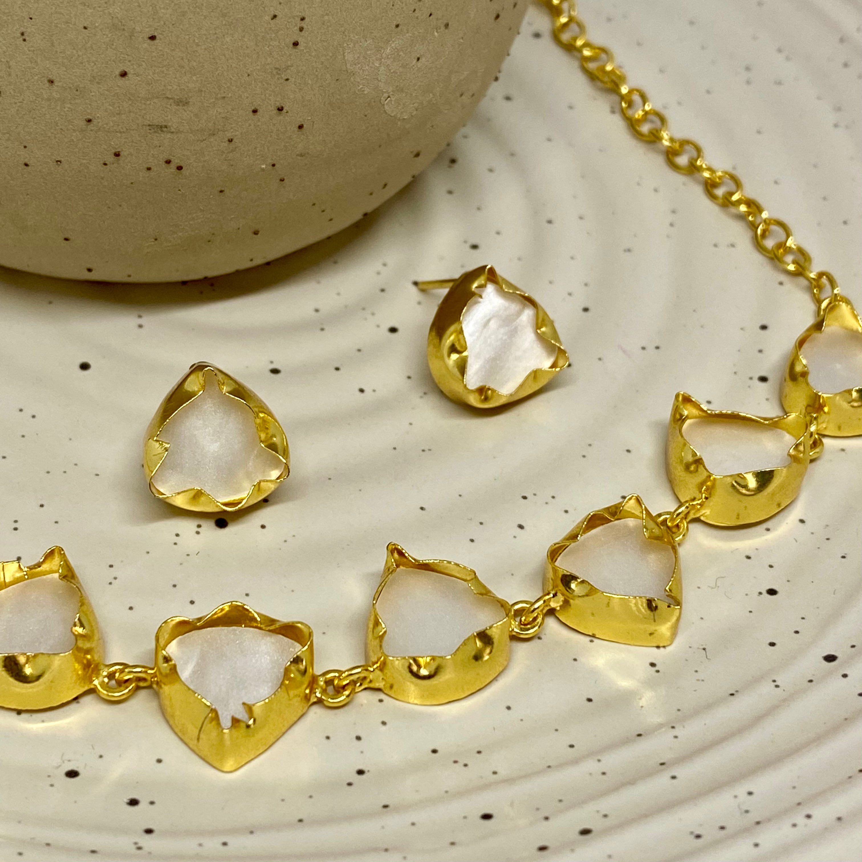 MOP Necklace Set - S39