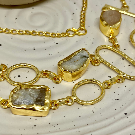 Citrine Necklace Set - S40