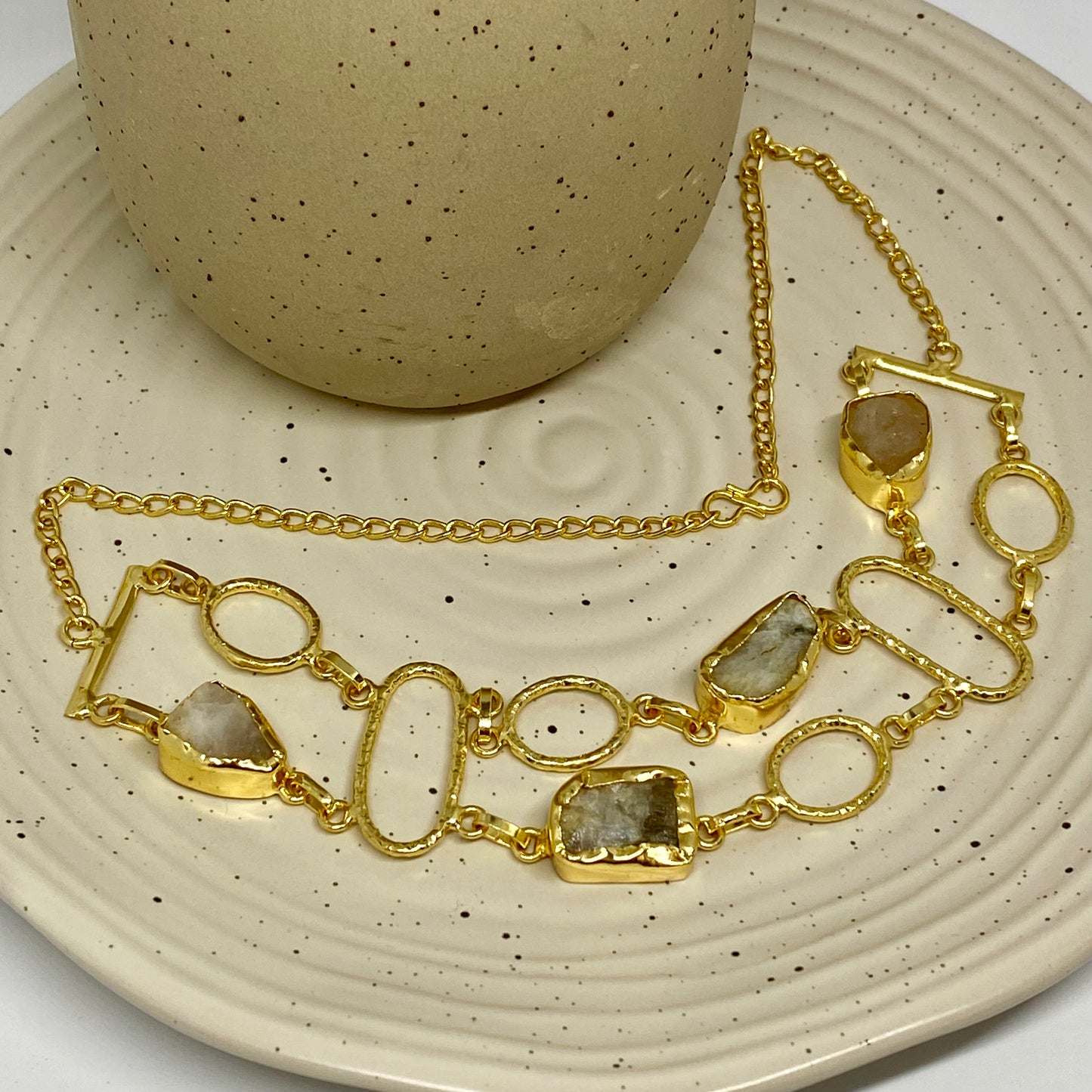 Citrine Necklace Set - S40