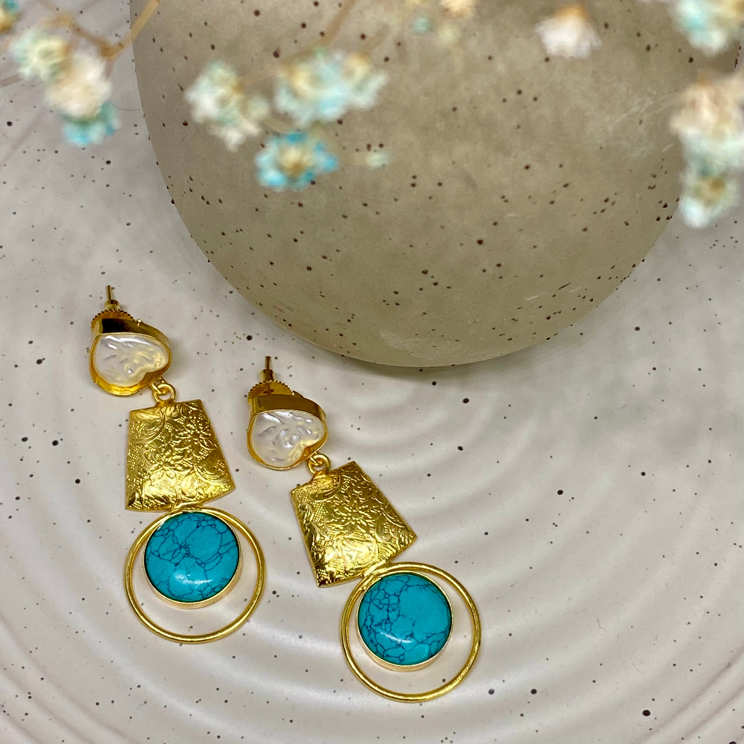 Turquoise Drop Earring