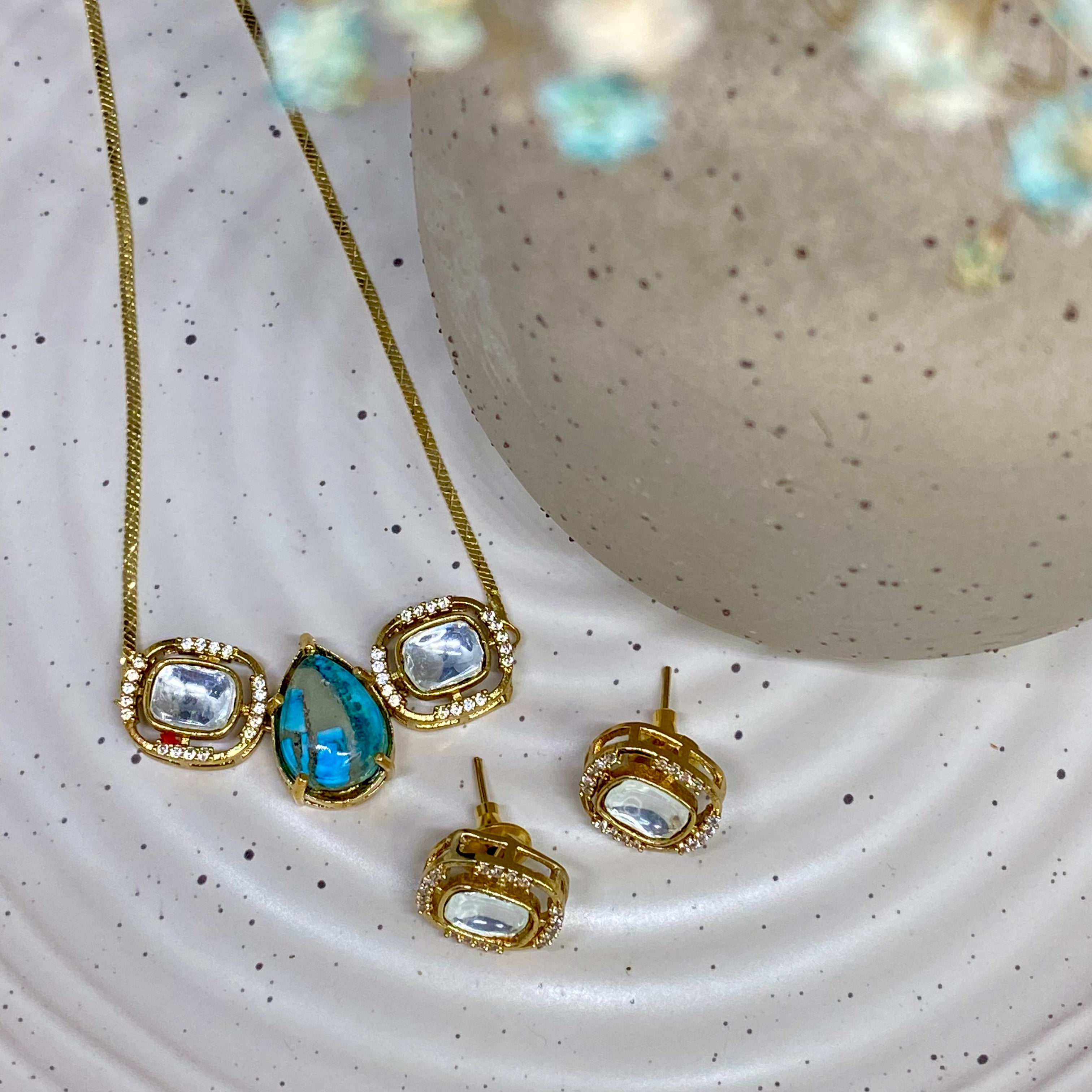 FireStone Necklace Set