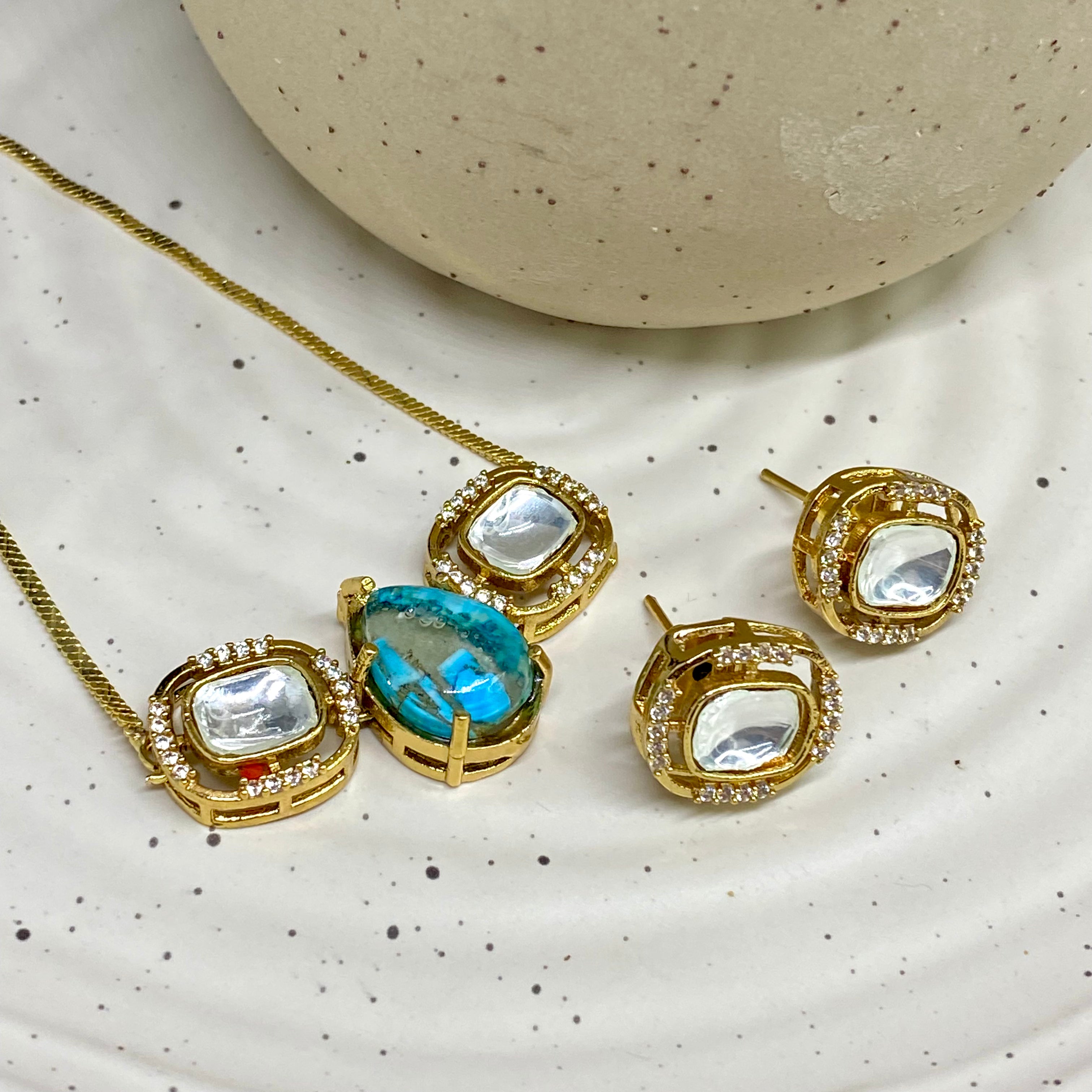 FireStone Necklace Set
