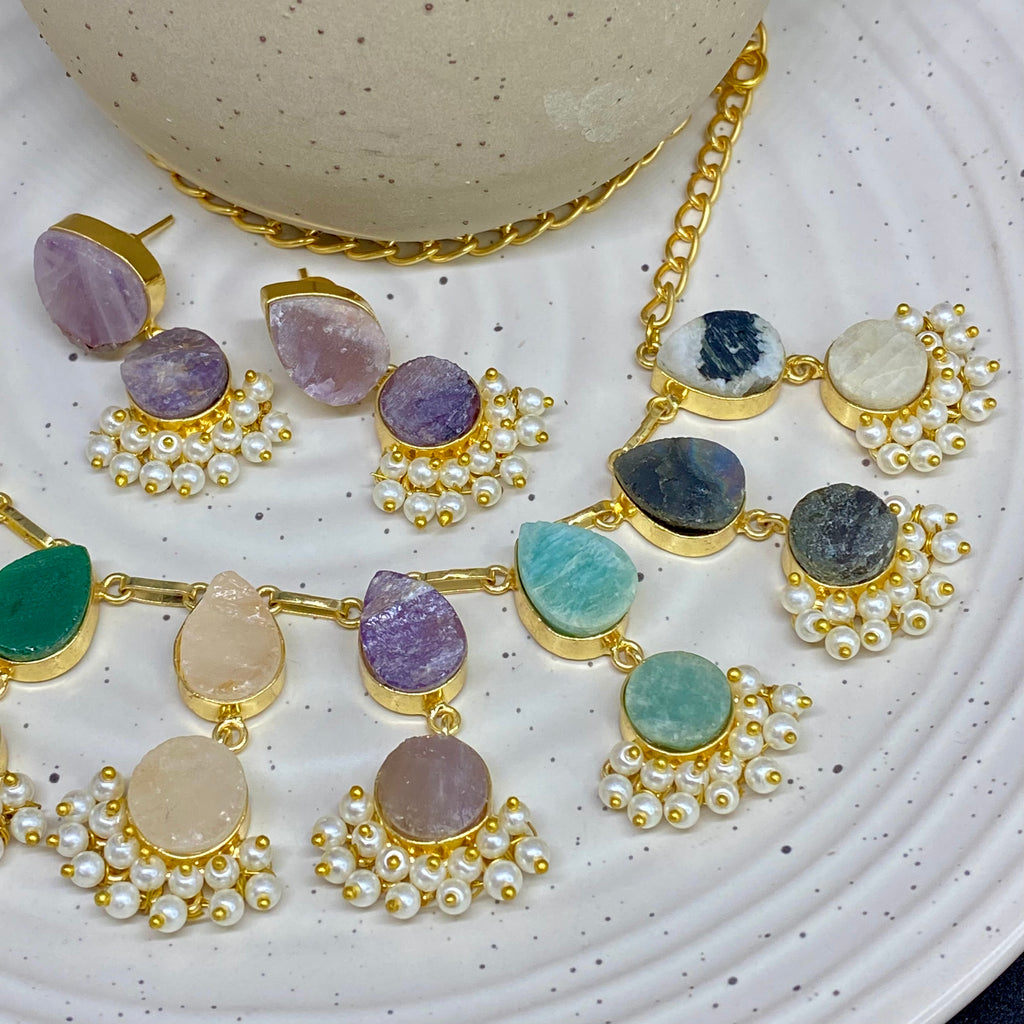 Multicolour Alessandra RawStone Necklace