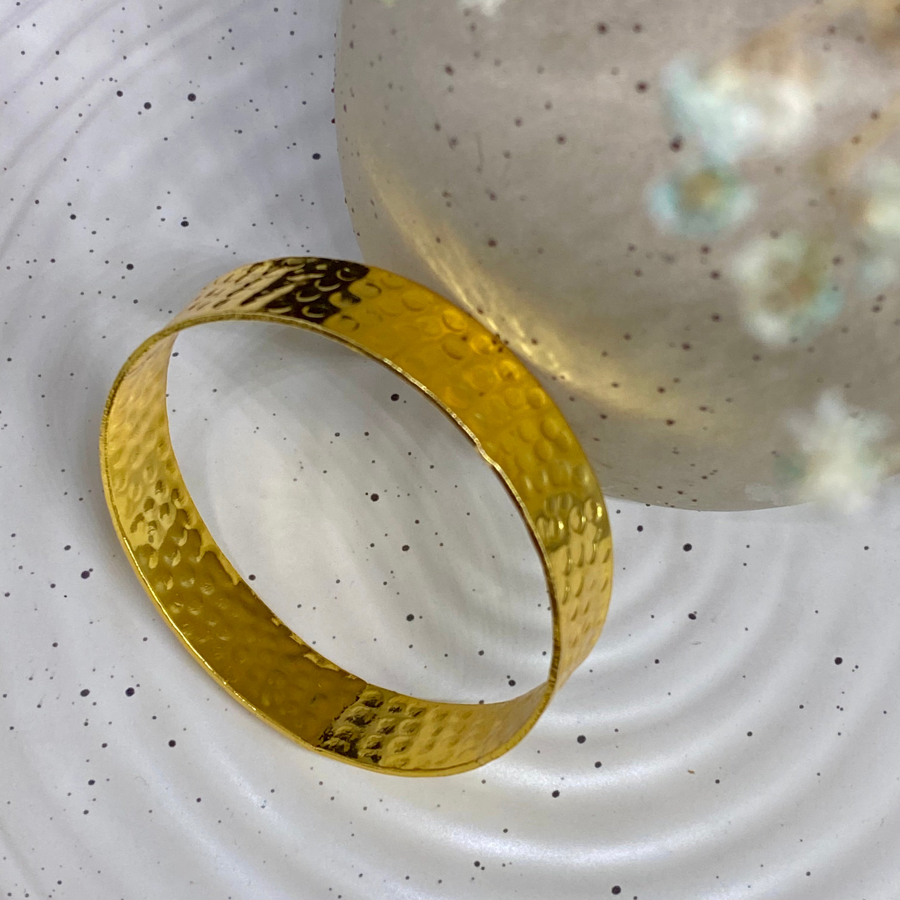 Hammered Bangle