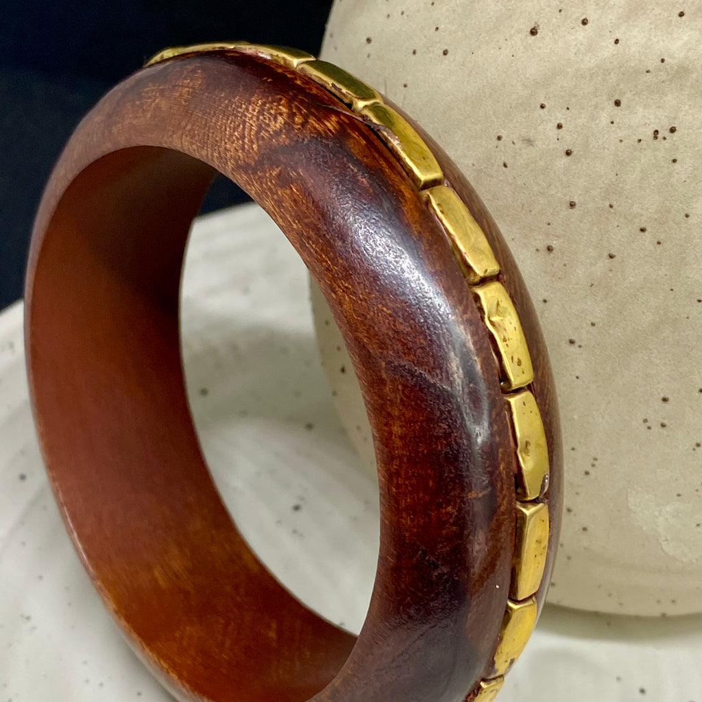 Wooden-Brass Bangle