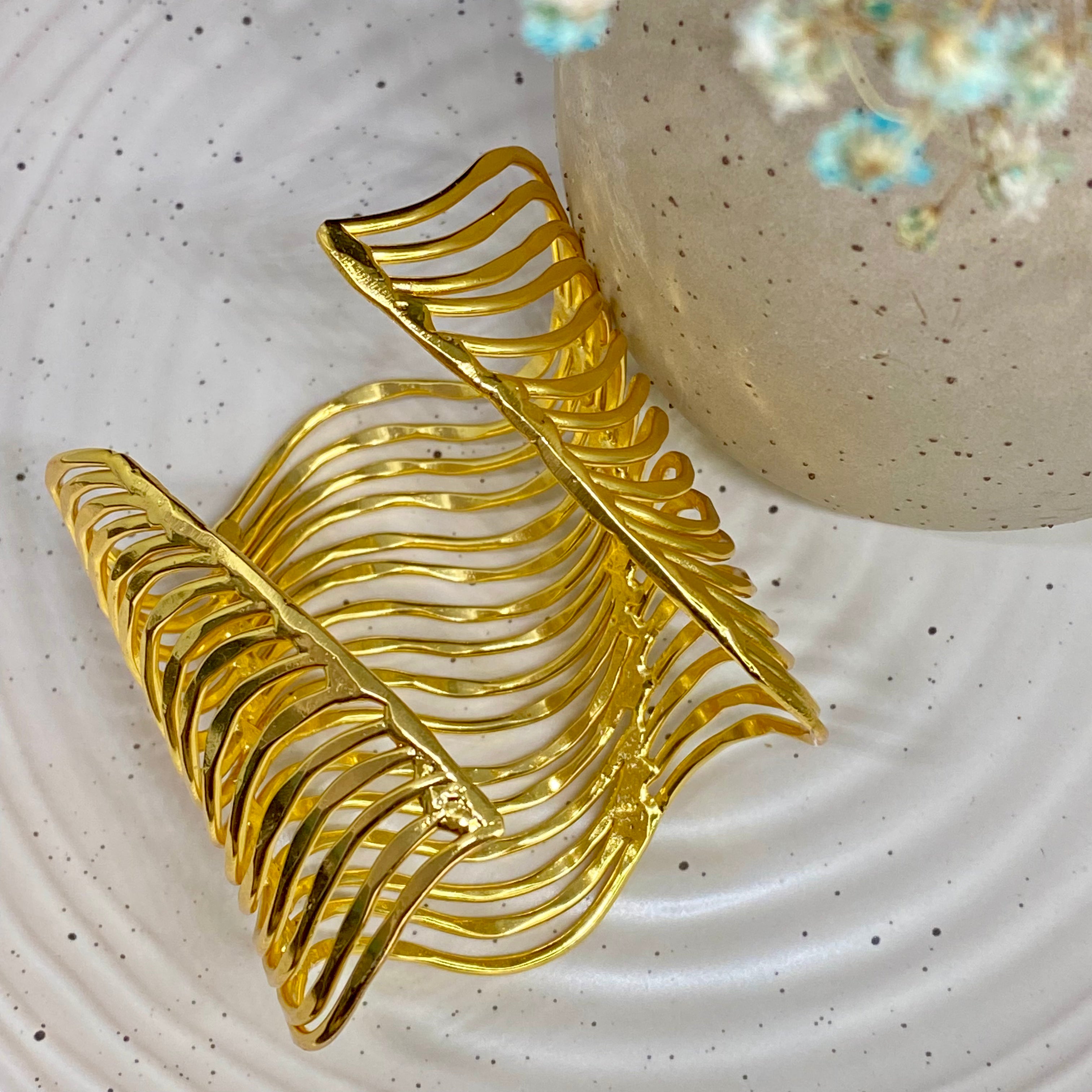Layered Wave Cuff