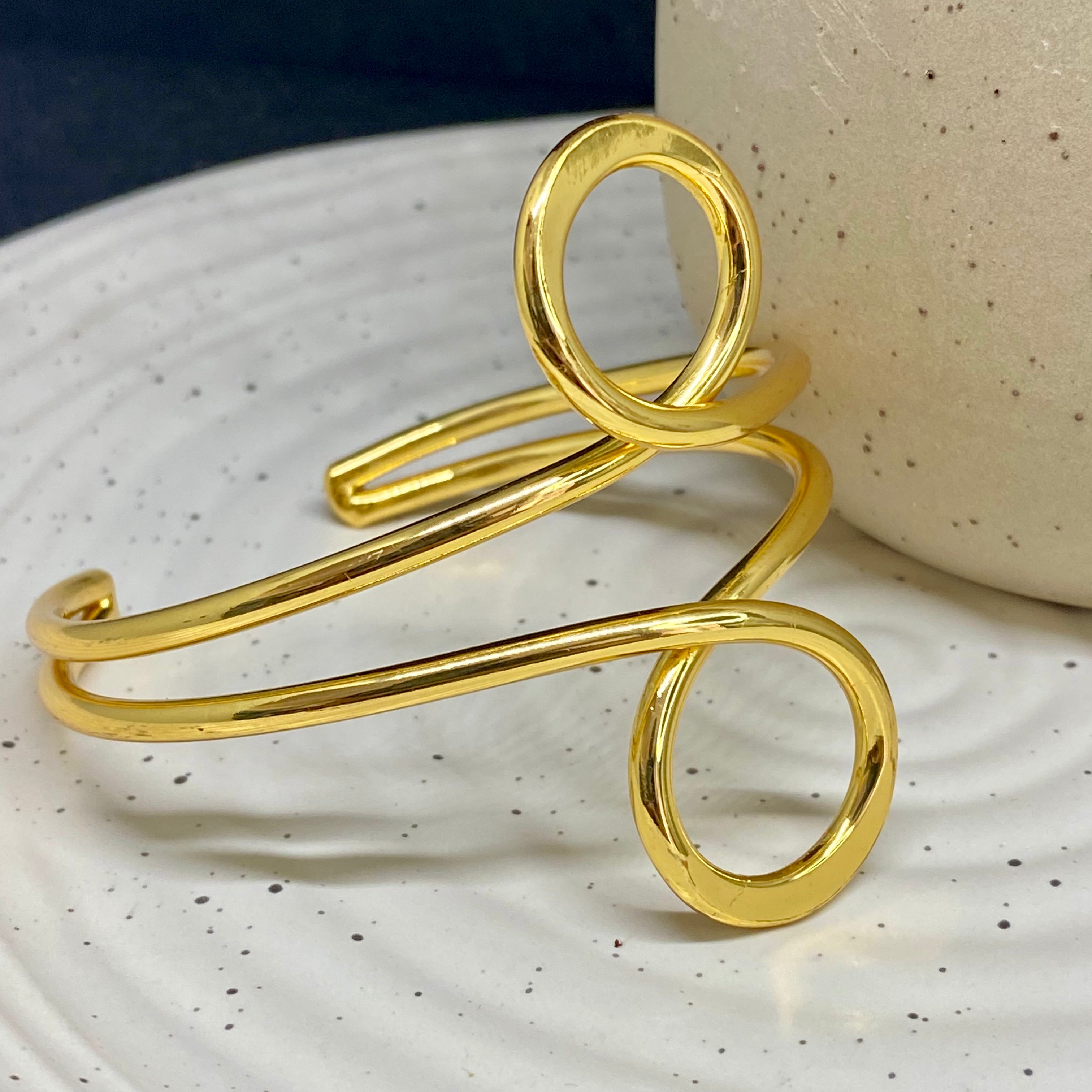 Infinity Golden Cuff