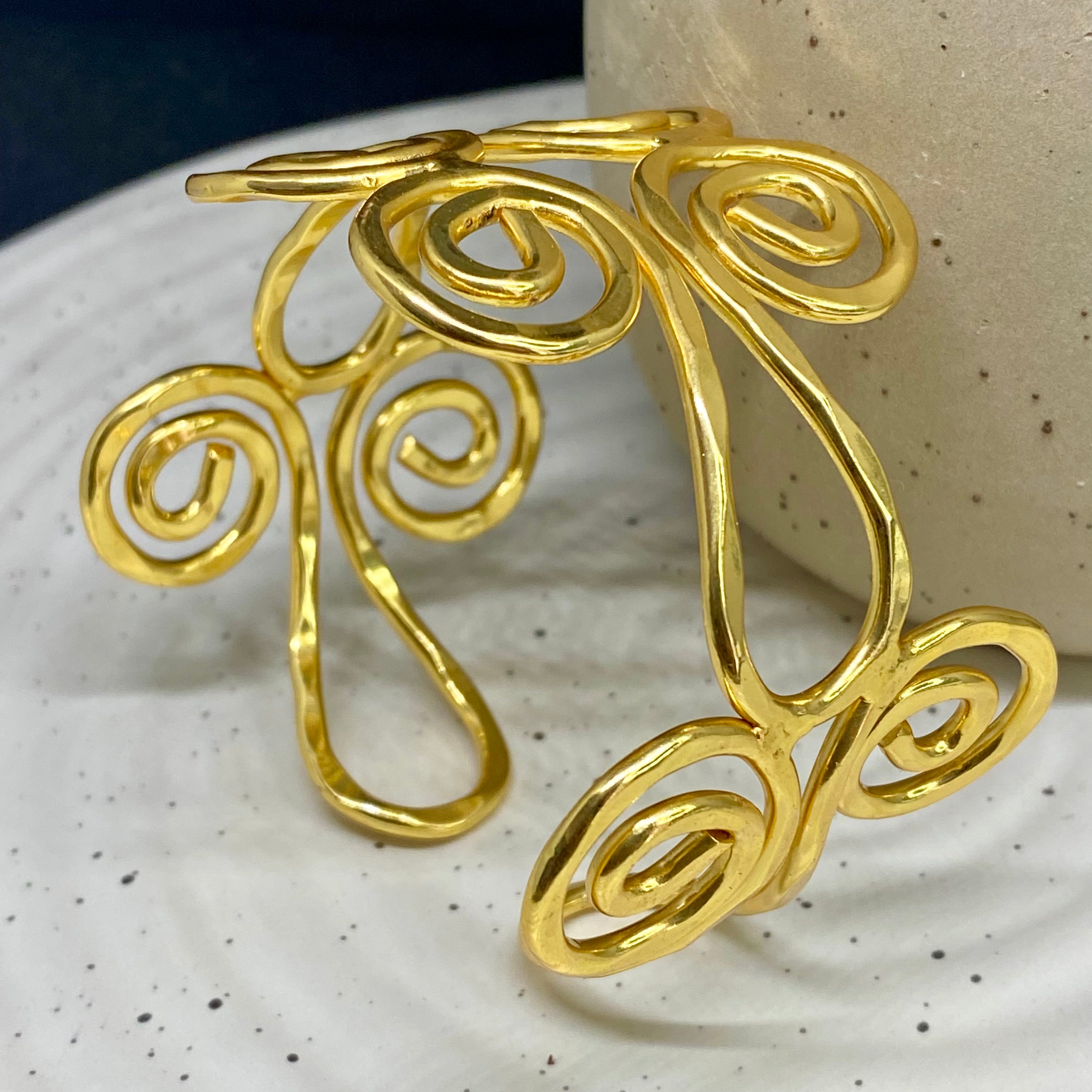 Scroll Wire Design Cuff