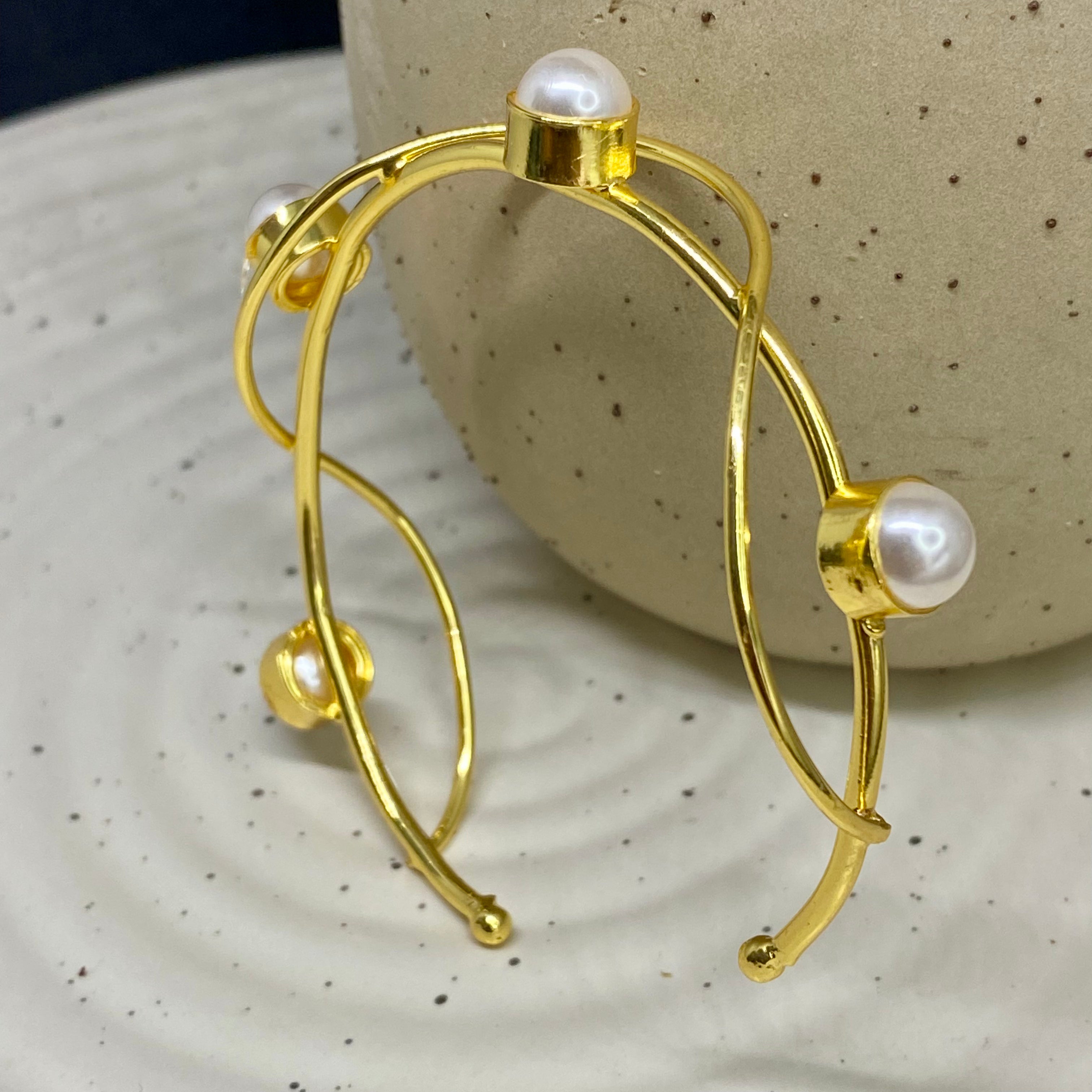 Pearl Twist Cuff