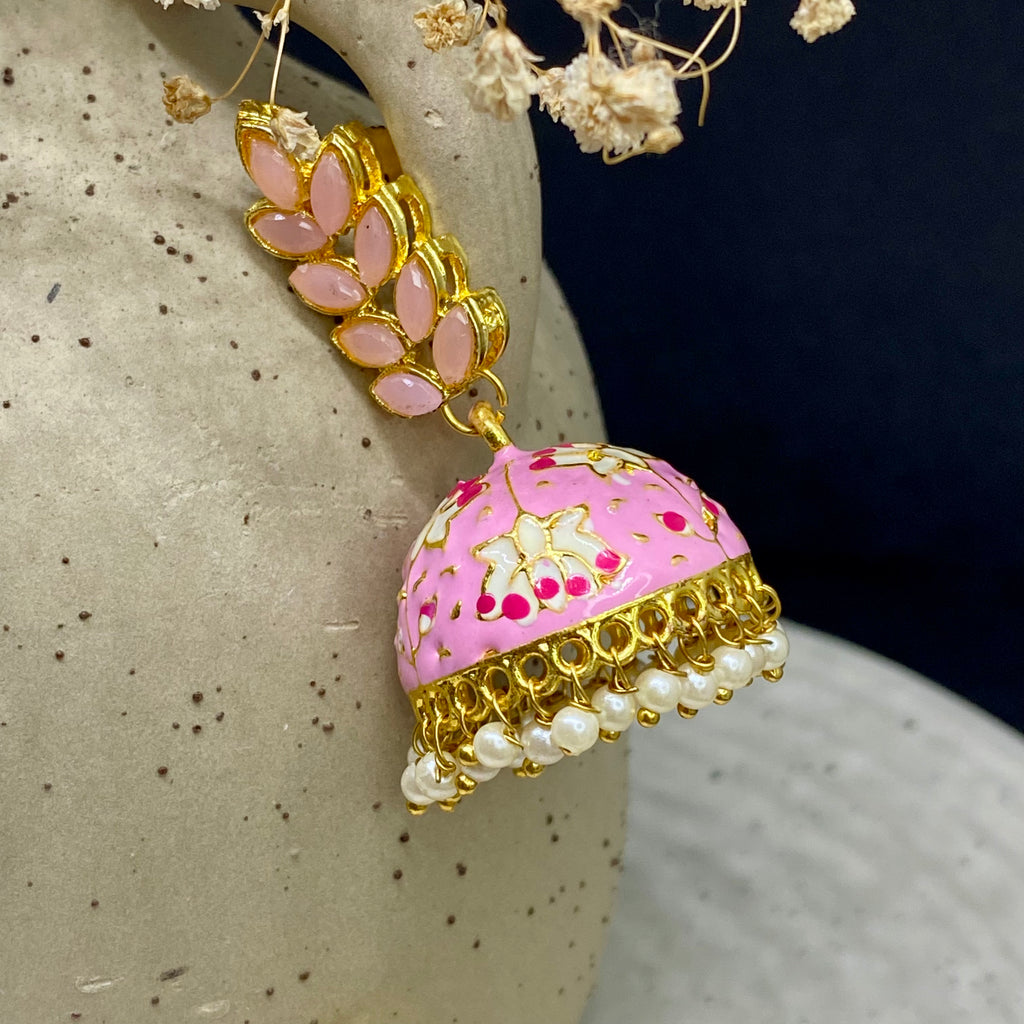 Meenakari Jhumka