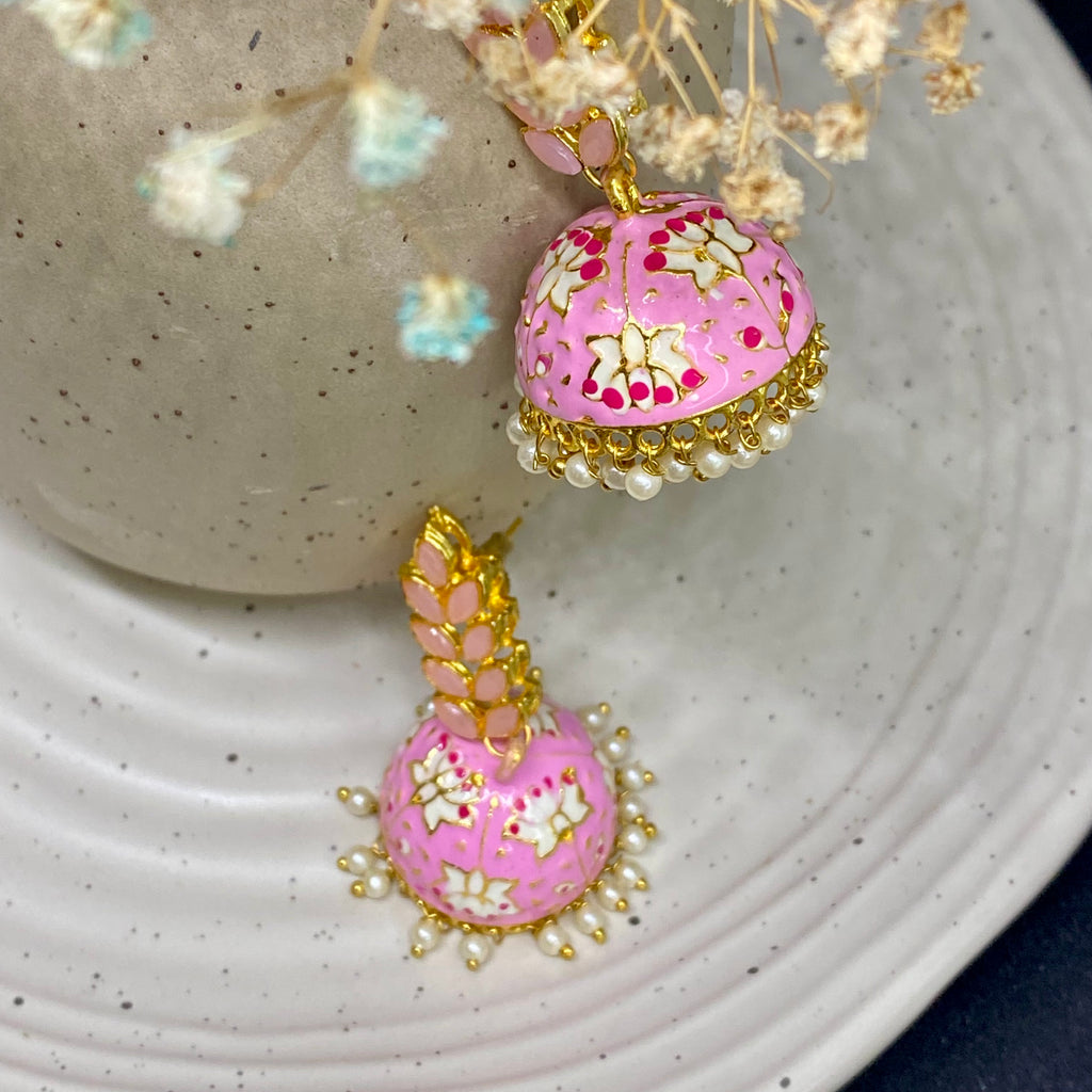 Meenakari Jhumka