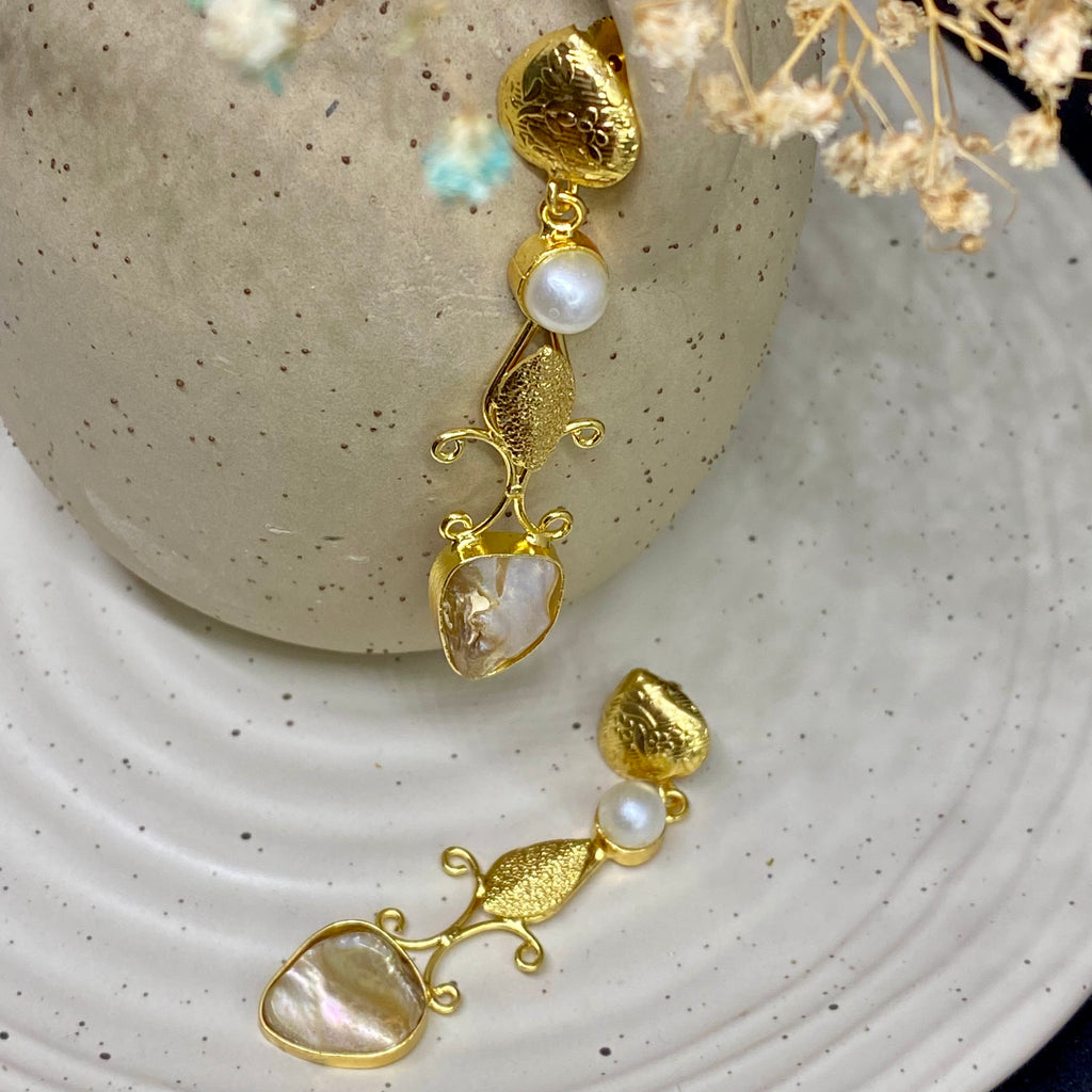 Baroque Pearl Drop Earring