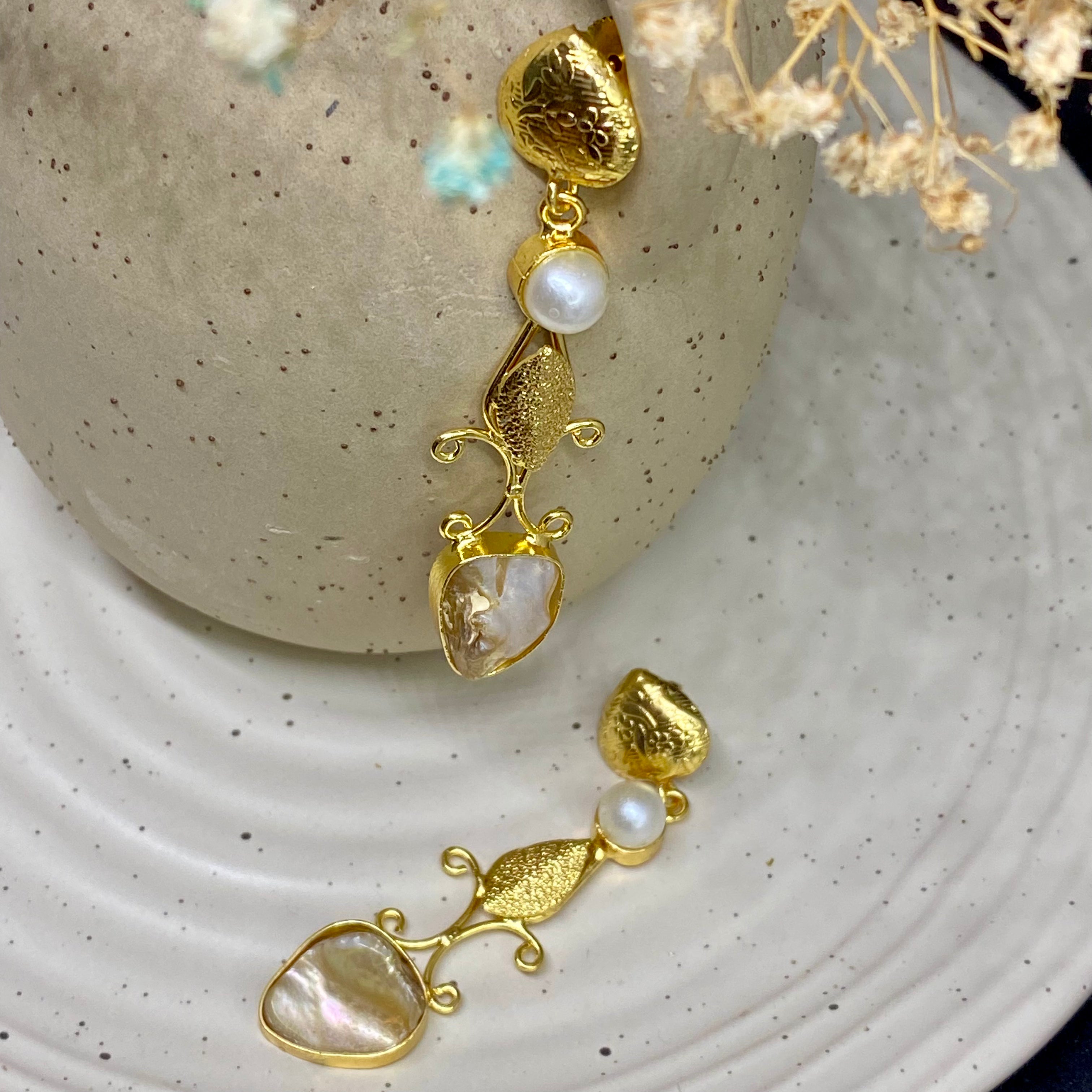 Baroque Pearl Drop Earring