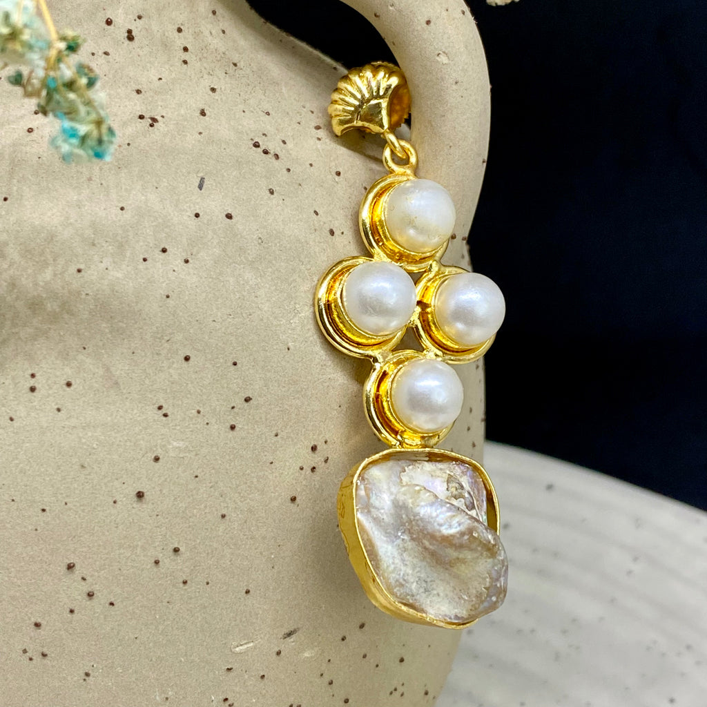 Pearl & Baroque Pearl Drop