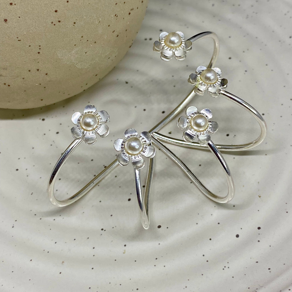 Hand Palm Ring Bracelet - Silver