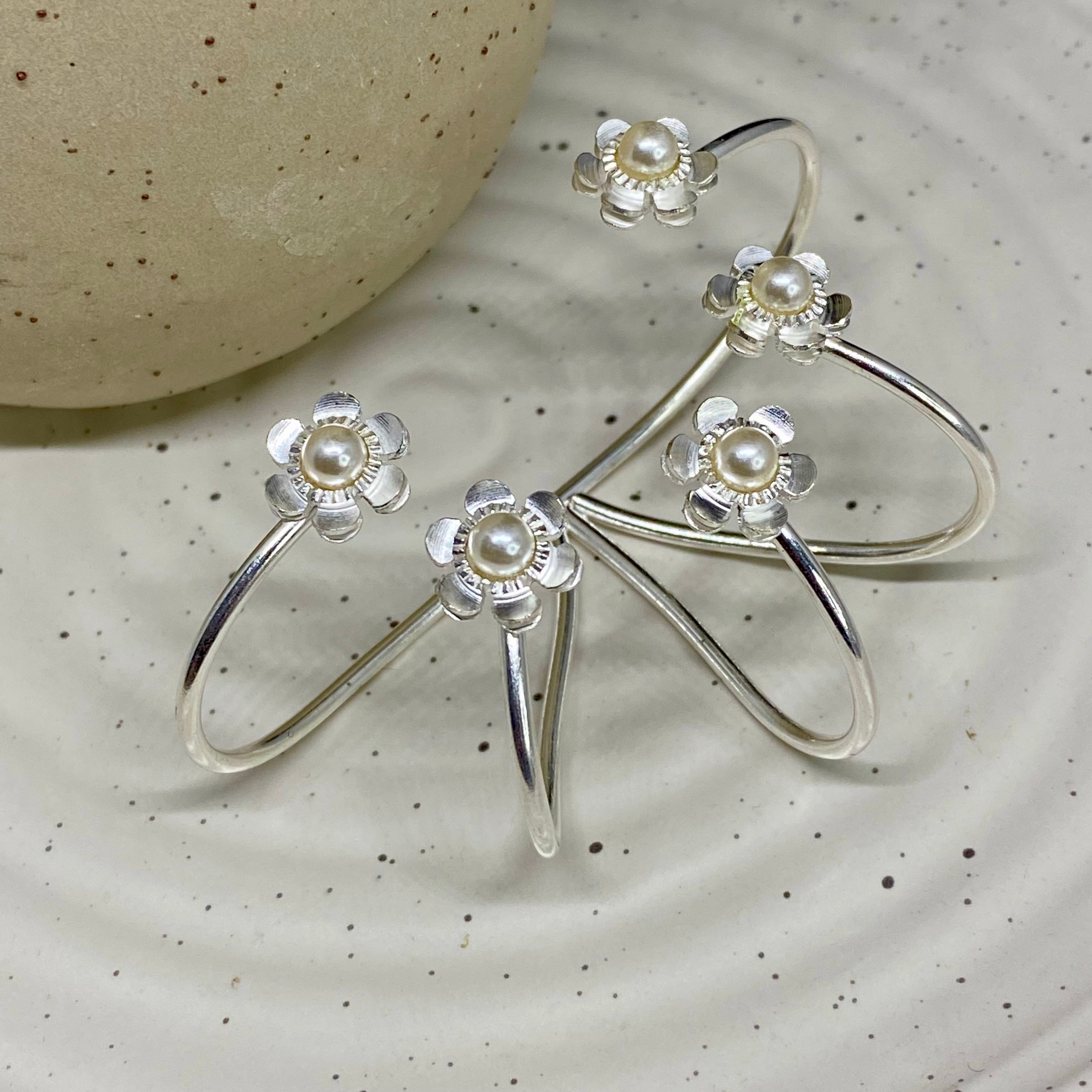 Hand Palm Ring Bracelet - Silver
