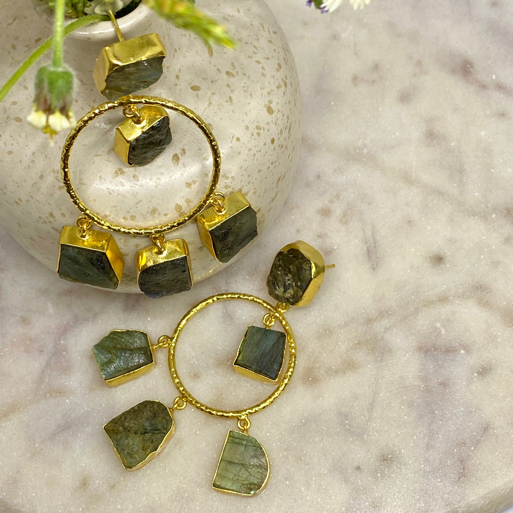 Kyanite Chandelier Earring