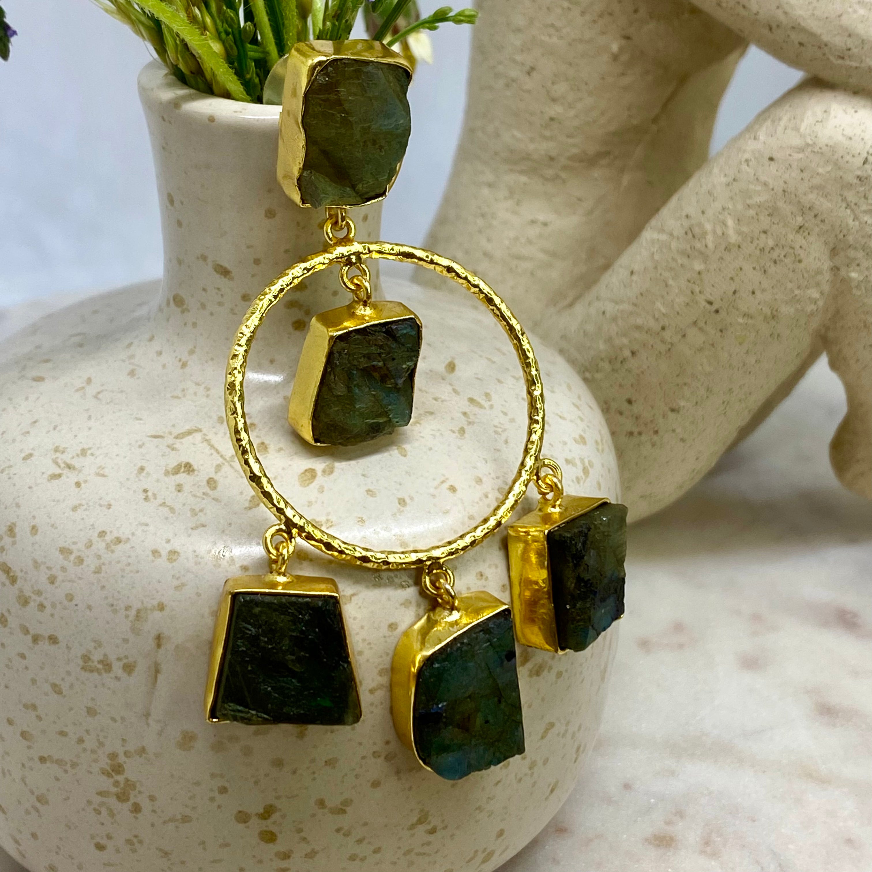Kyanite Chandelier Earring