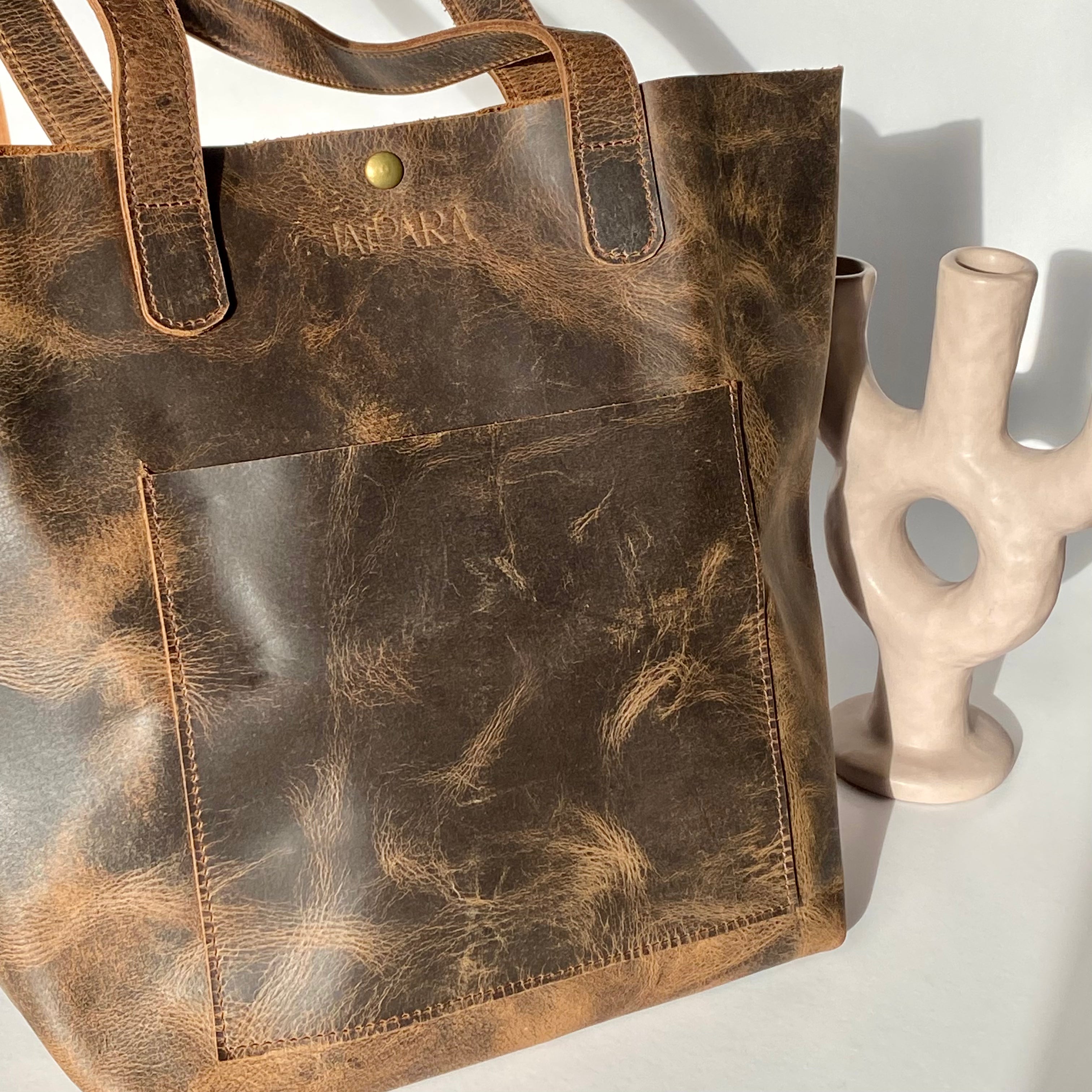 Premium Leather Tote Bag - 04